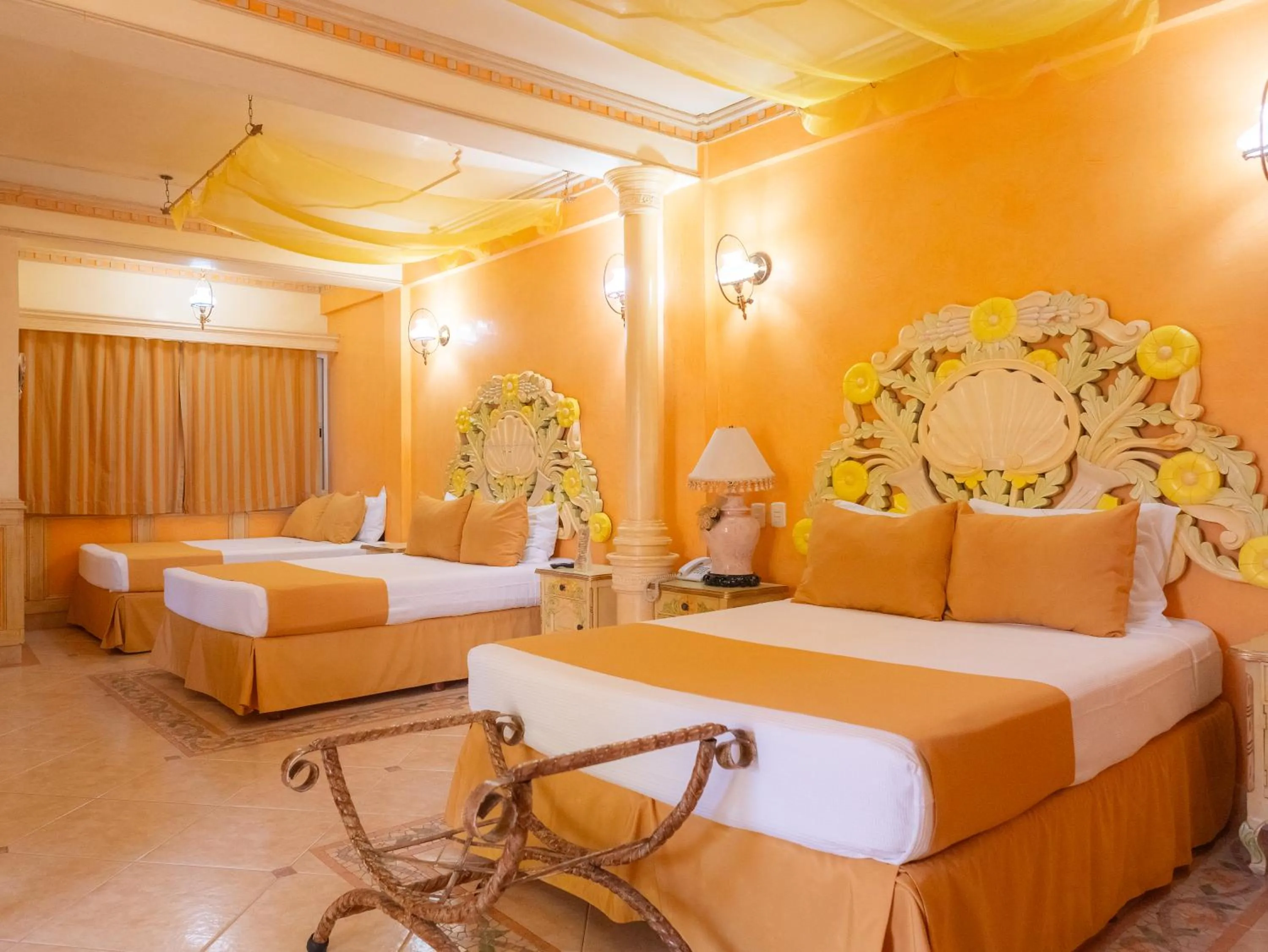 Bed in Villa las Margaritas Plaza Cristal