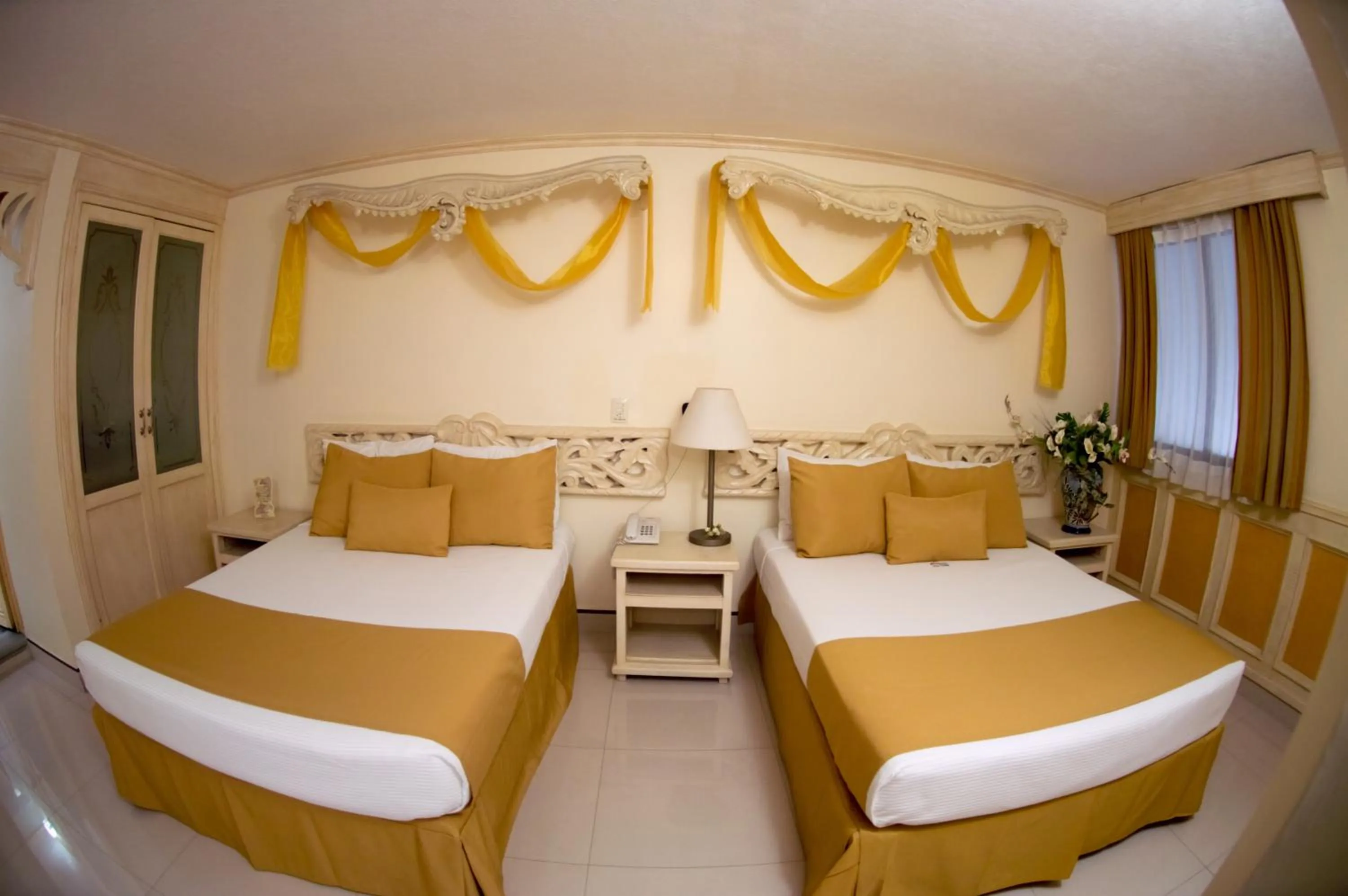 Bed in Villa las Margaritas Plaza Cristal