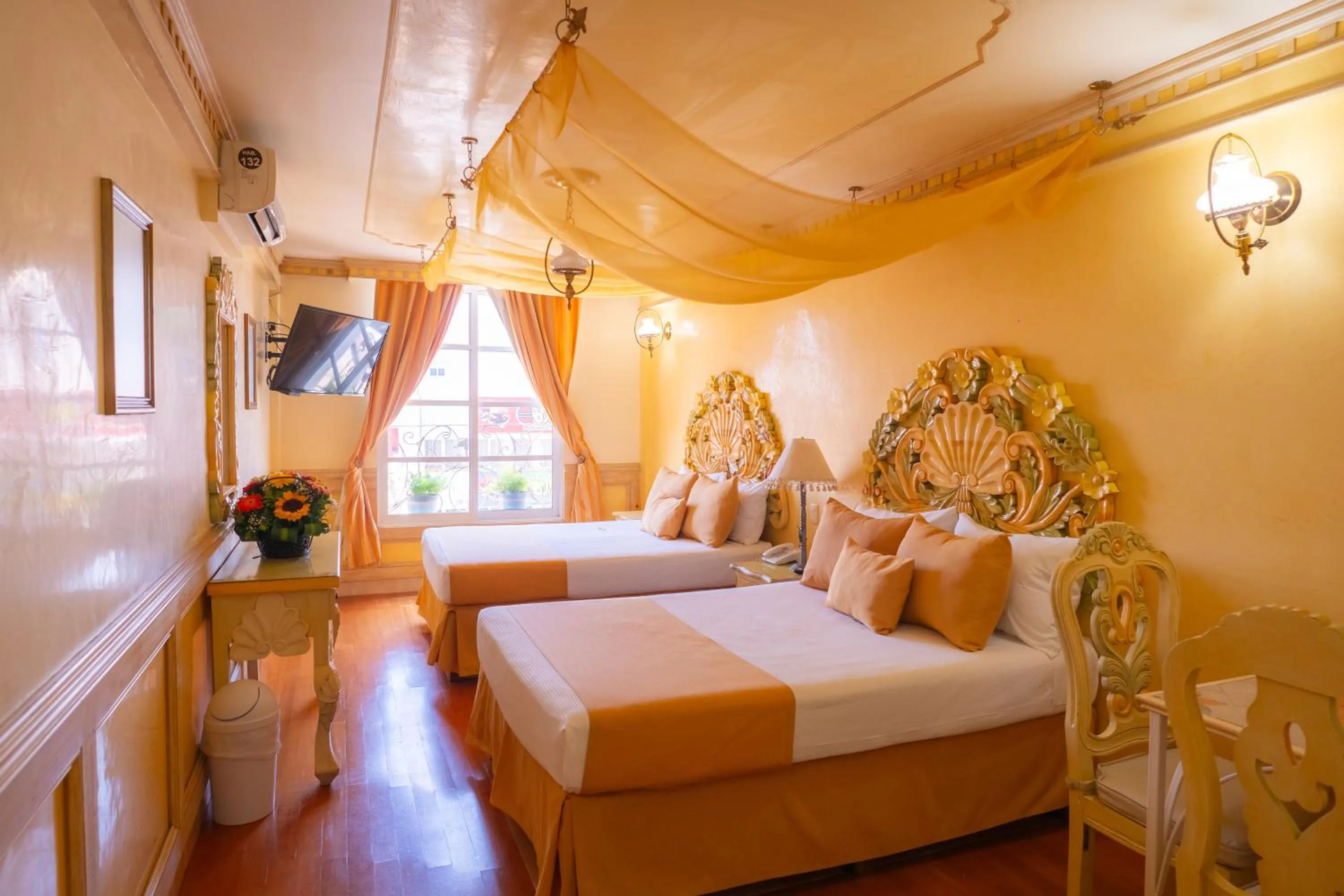 Bed in Villa las Margaritas Plaza Cristal