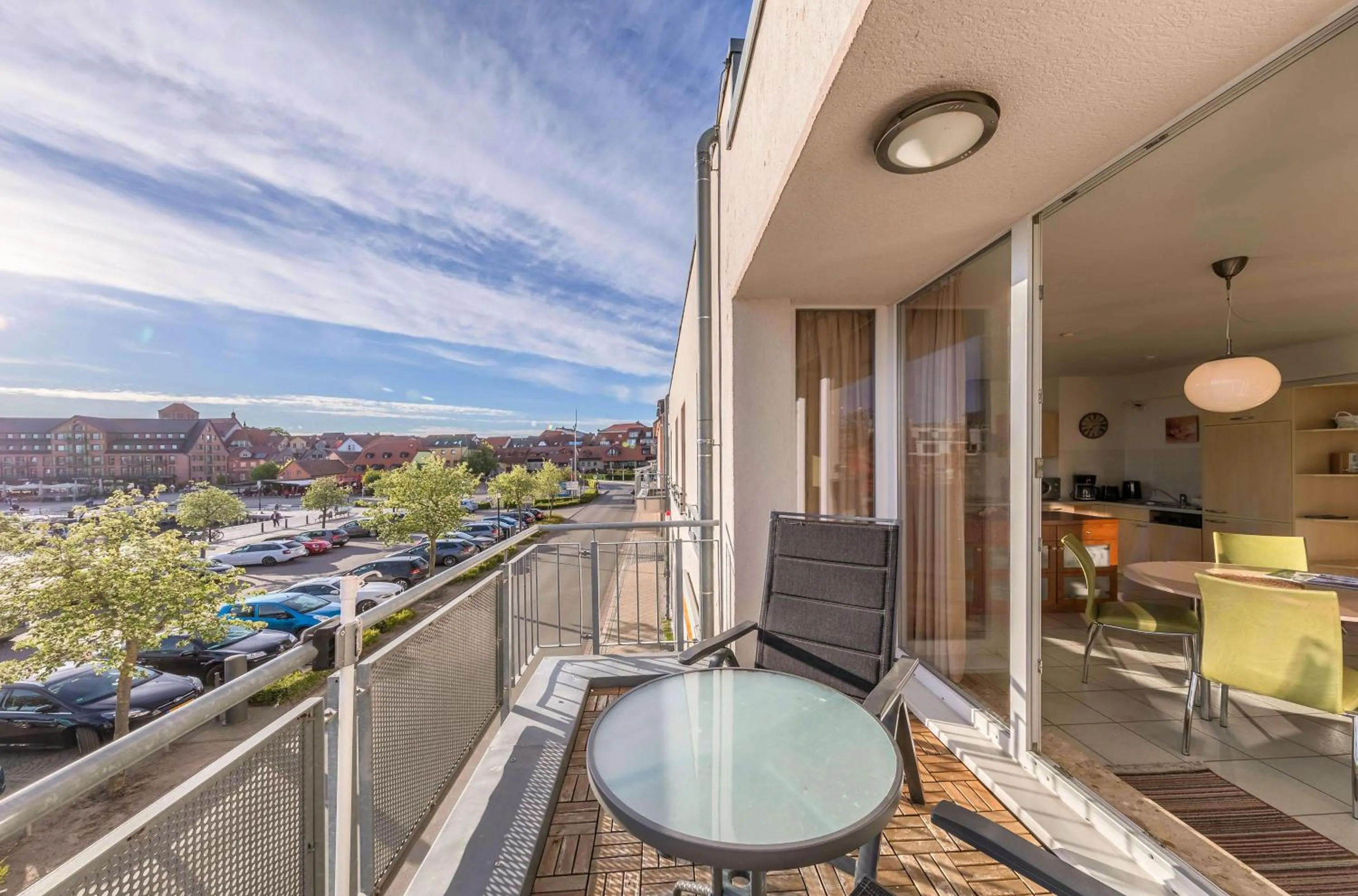 Ferienwohnung Hafenglück- Ideal für Familien mit Balkon und Yachthafenblick
