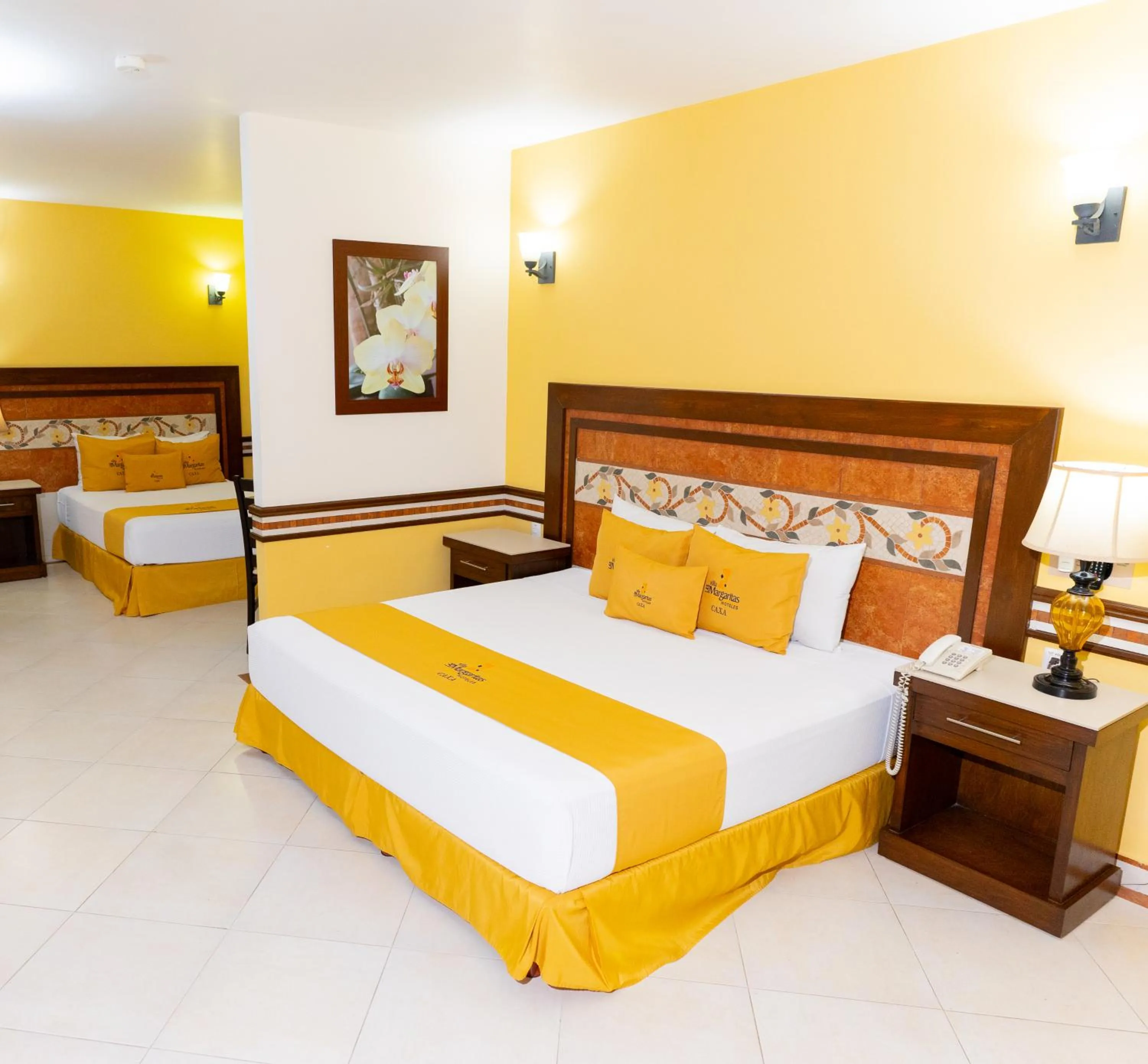 Bed in Villa Las Margaritas Caxa