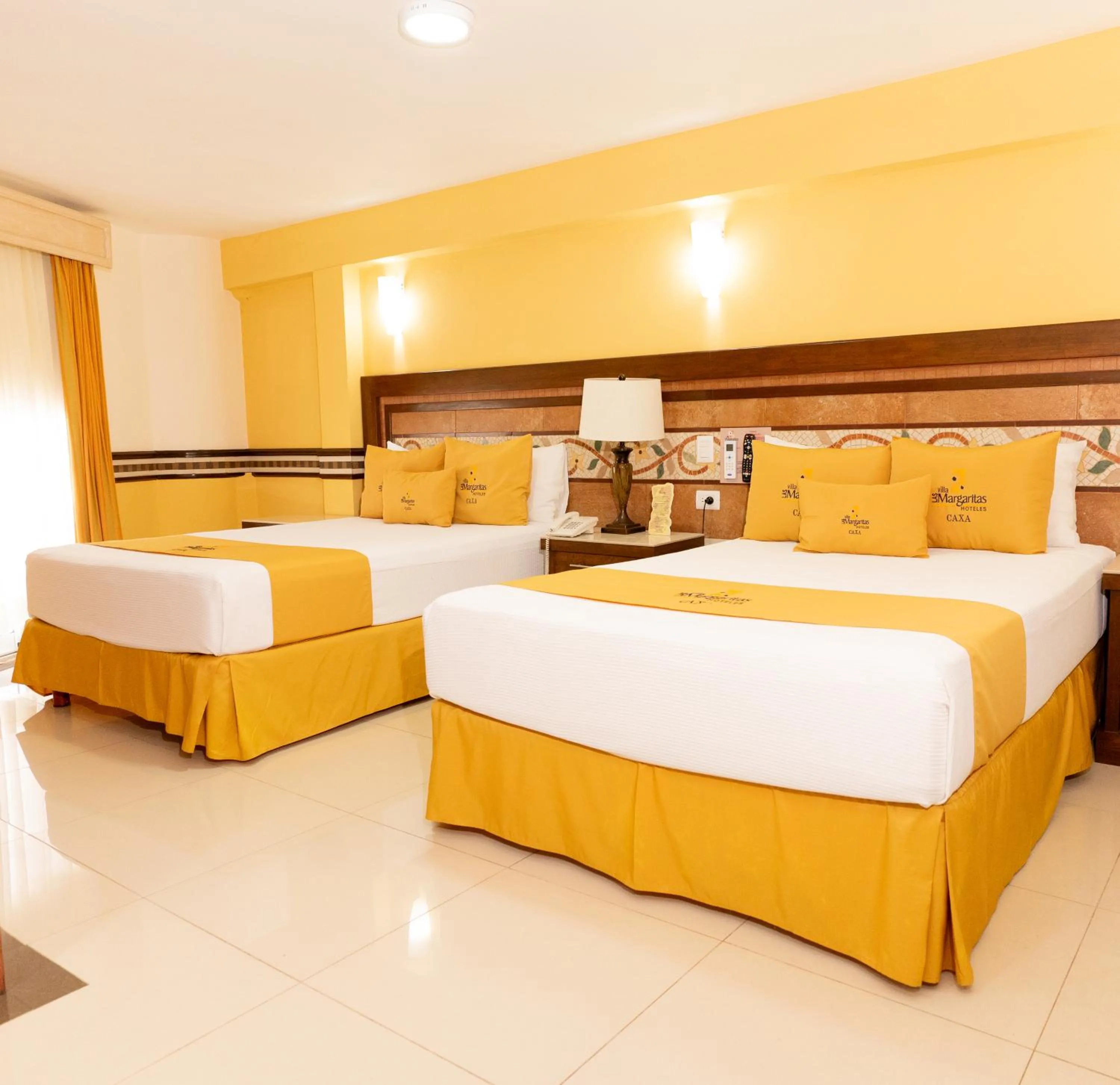 Bed in Villa Las Margaritas Caxa