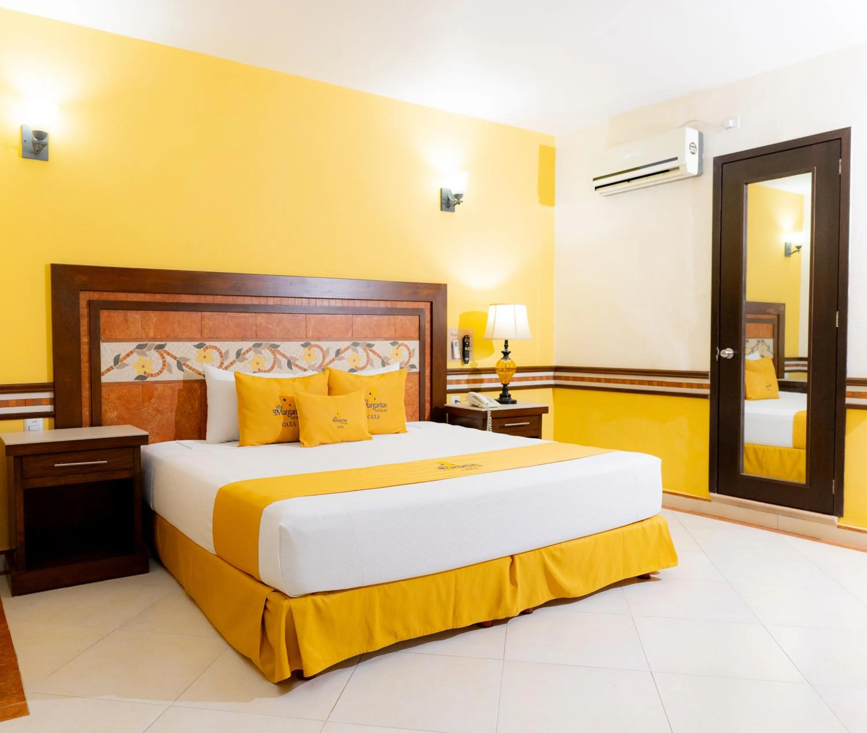 Bed in Villa Las Margaritas Caxa