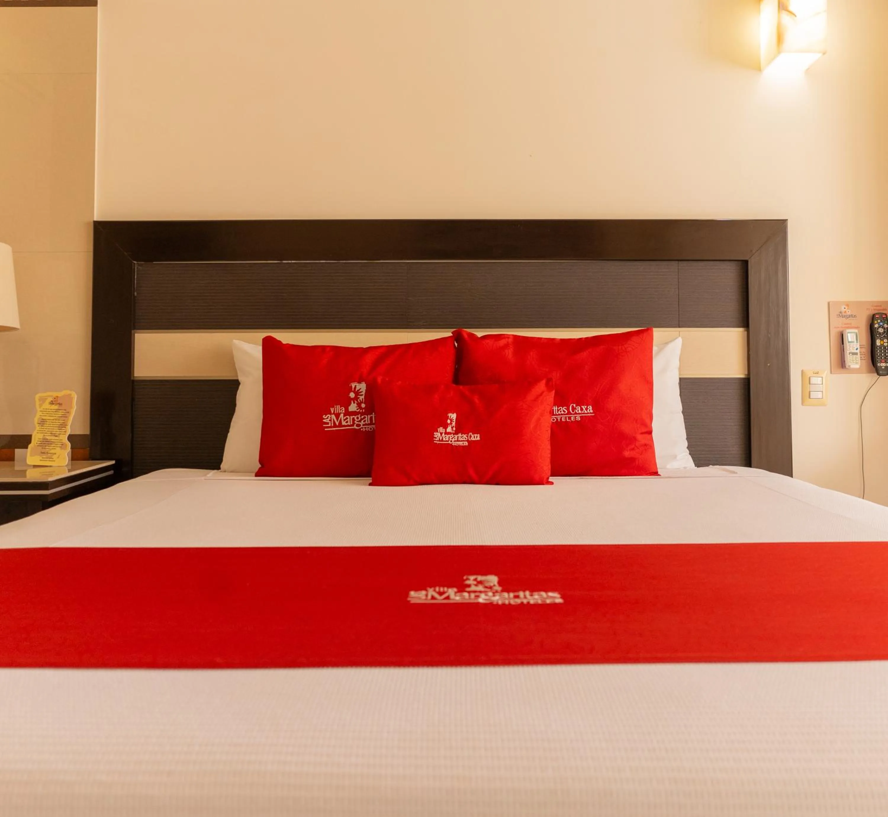 Bed in Villa Las Margaritas Caxa