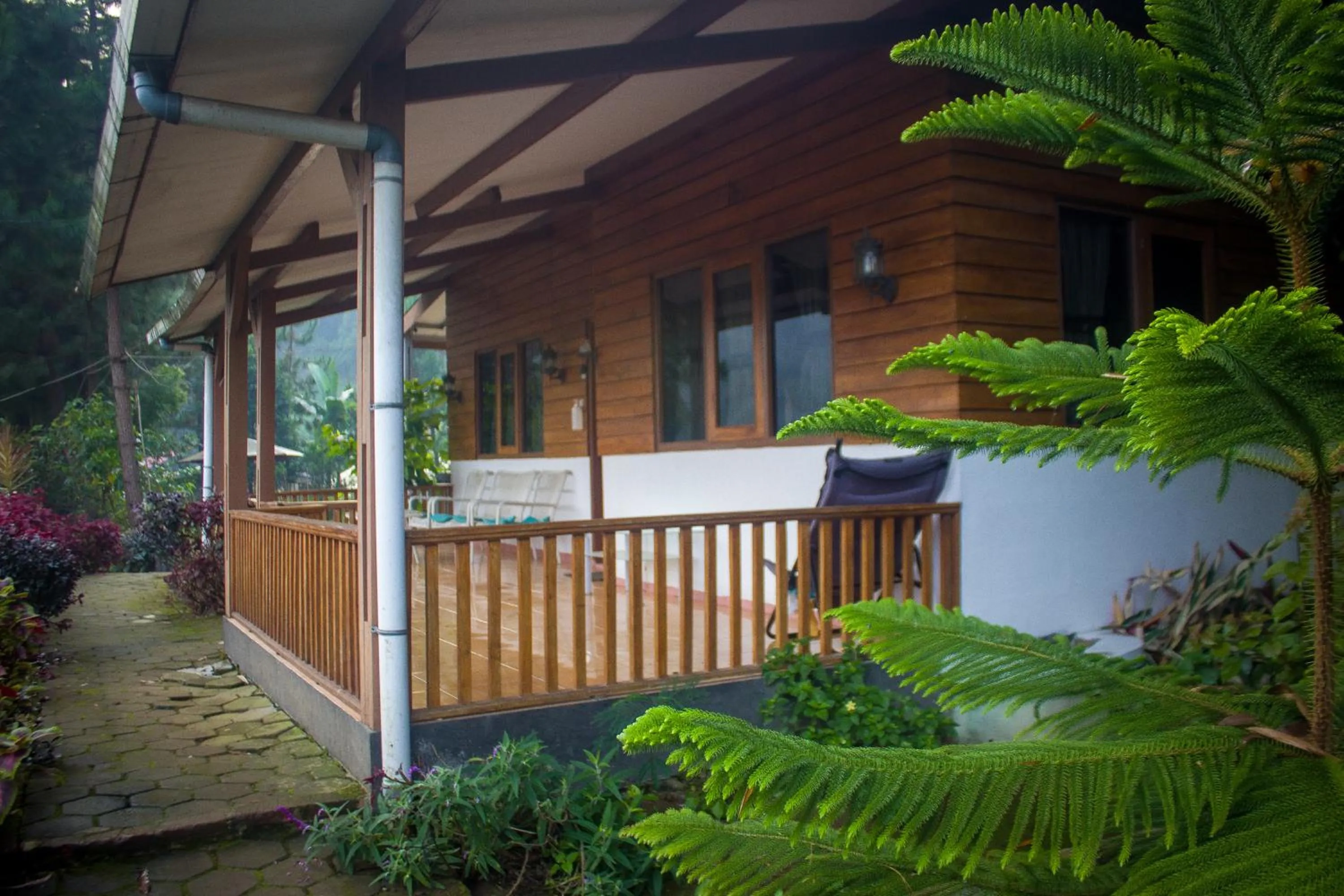 Balcony/Terrace in Villa Bayu Lembang