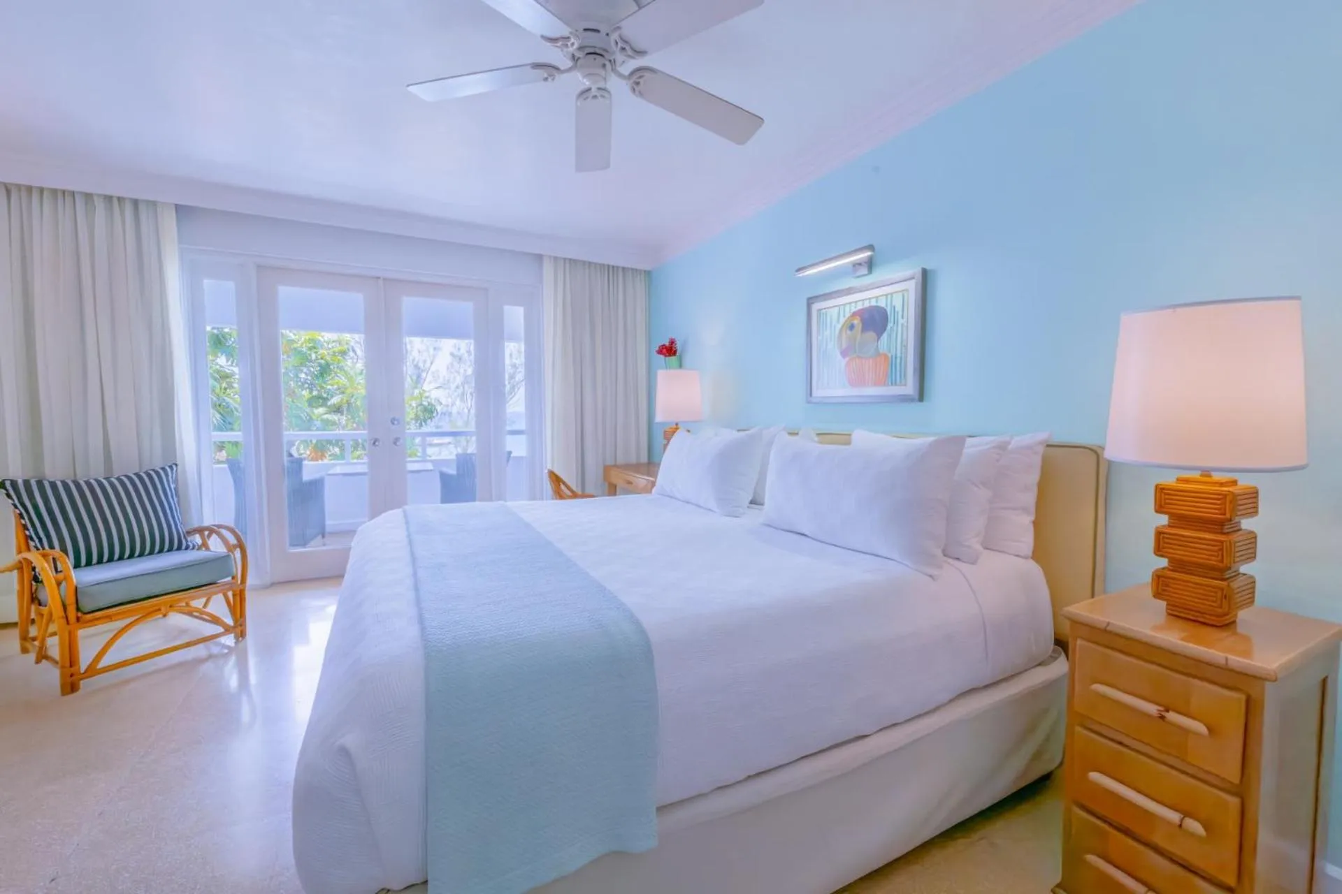 Balcony/Terrace, Bed in Couples Tower Isle