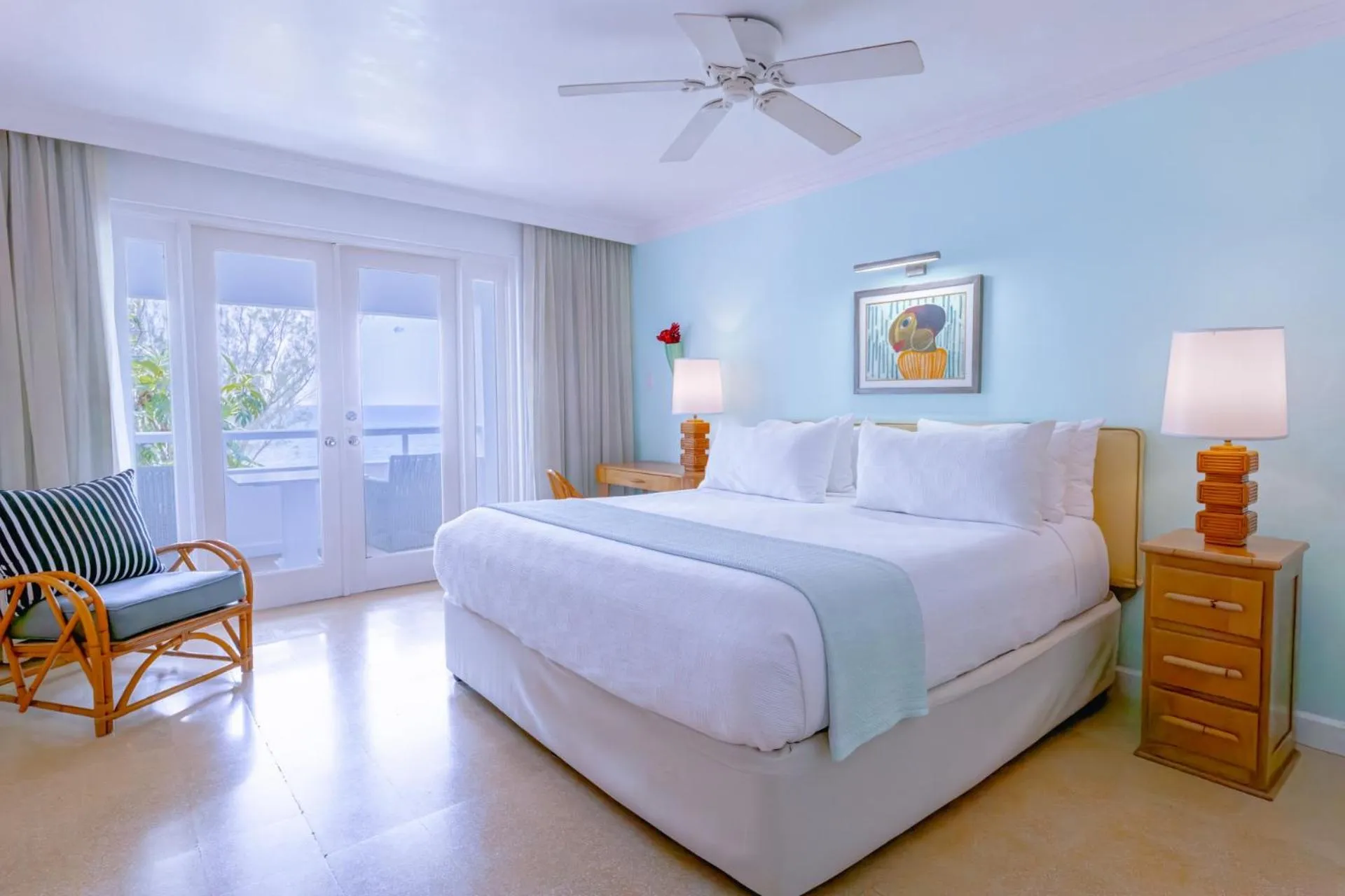 Balcony/Terrace, Bed in Couples Tower Isle