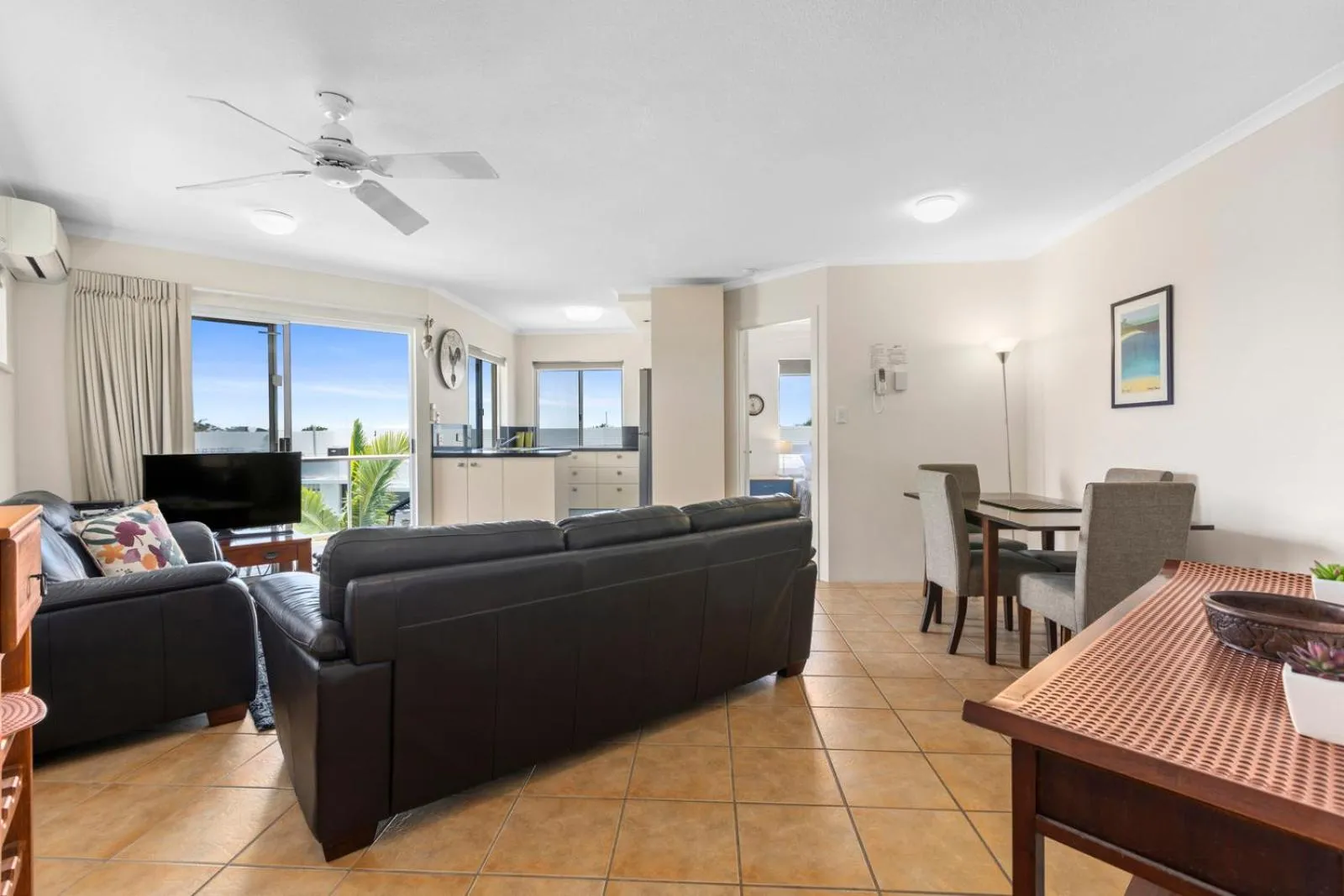 Living room in The Burlington Holiday Apartments