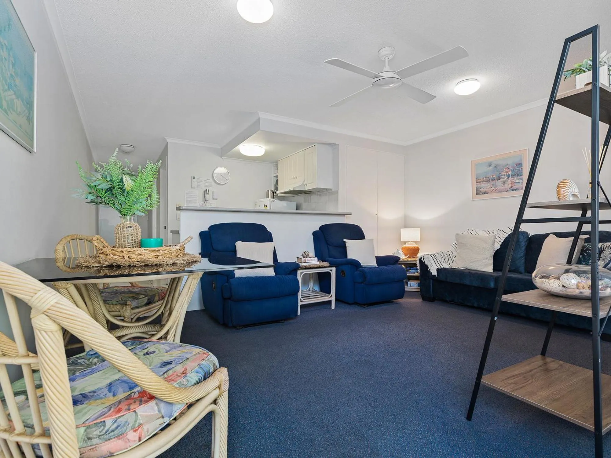 Living room in The Burlington Holiday Apartments