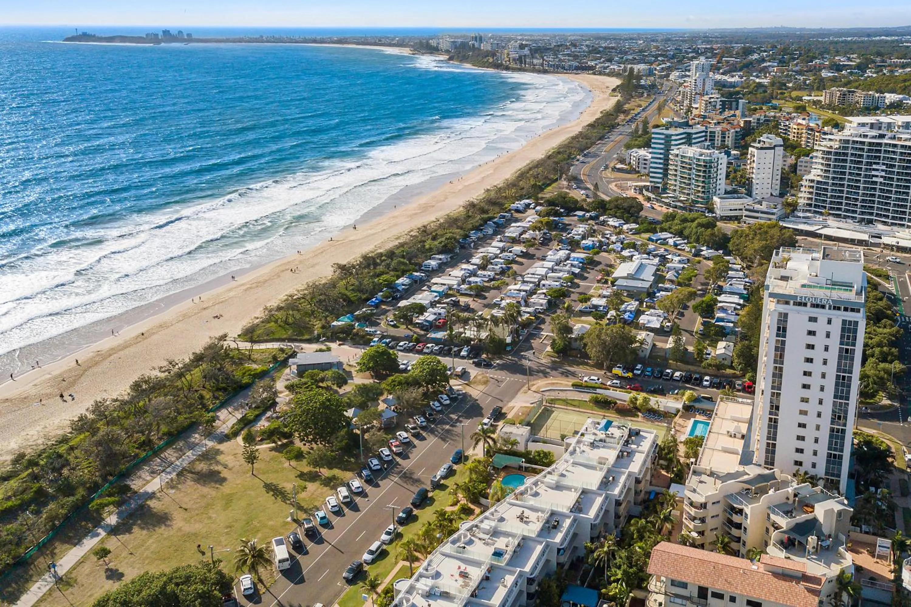 Bird's eye view in The Burlington Holiday Apartments