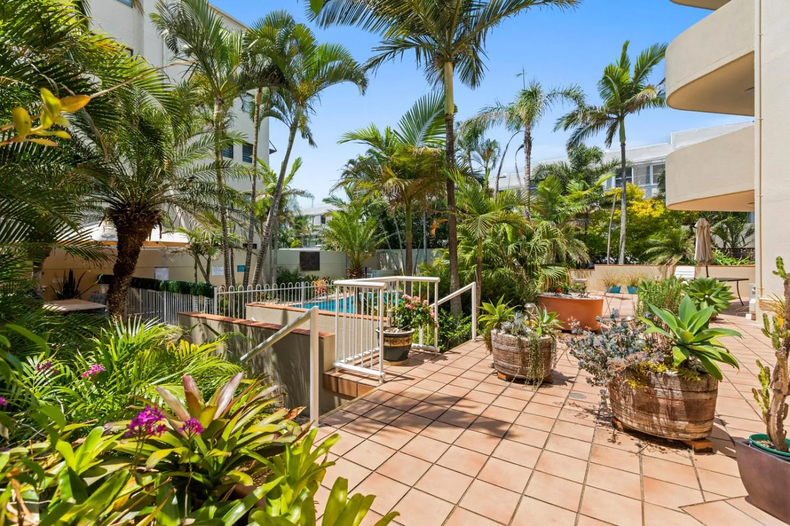 Patio in The Burlington Holiday Apartments