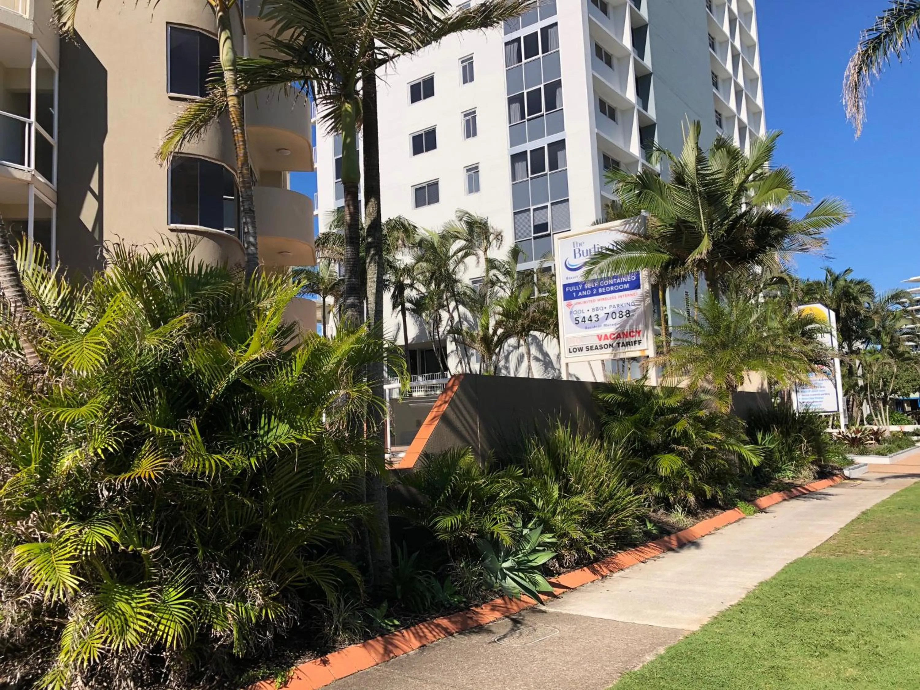 Property building in The Burlington Holiday Apartments