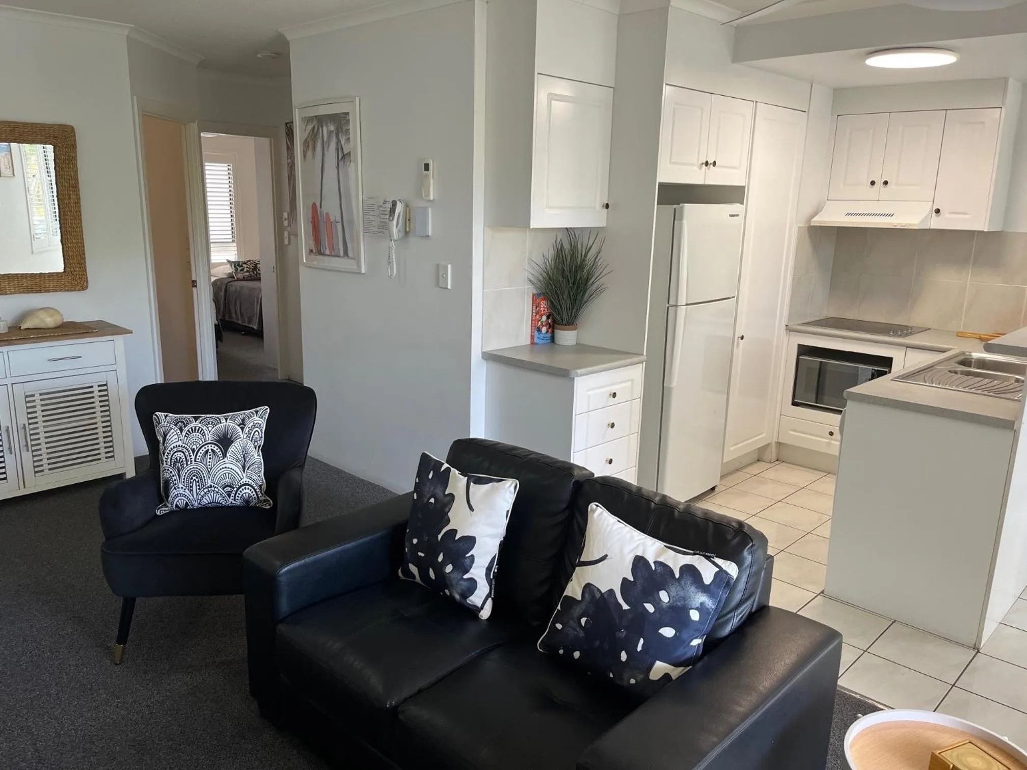 Living room in The Burlington Holiday Apartments