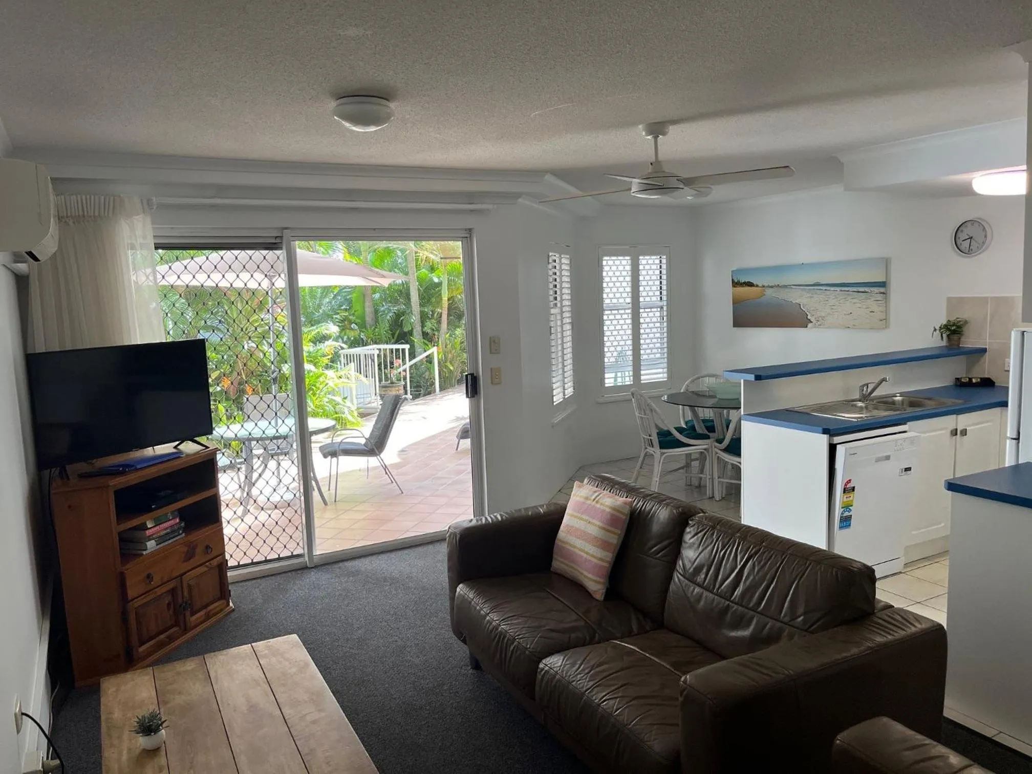 Living room in The Burlington Holiday Apartments