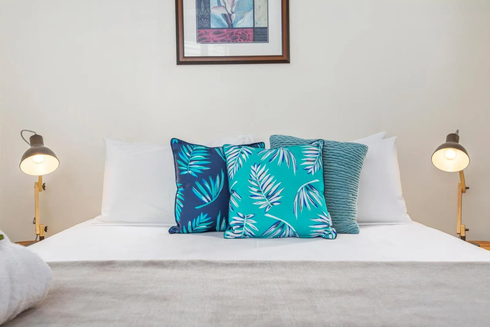 Bed in The Burlington Holiday Apartments