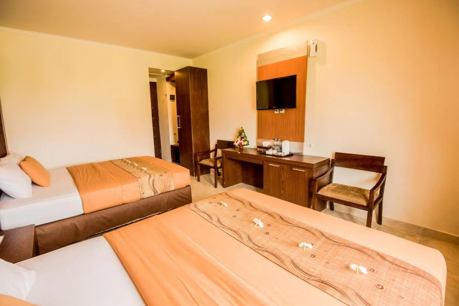 Bedroom, Bed in Hotel Puri Nusa Indah