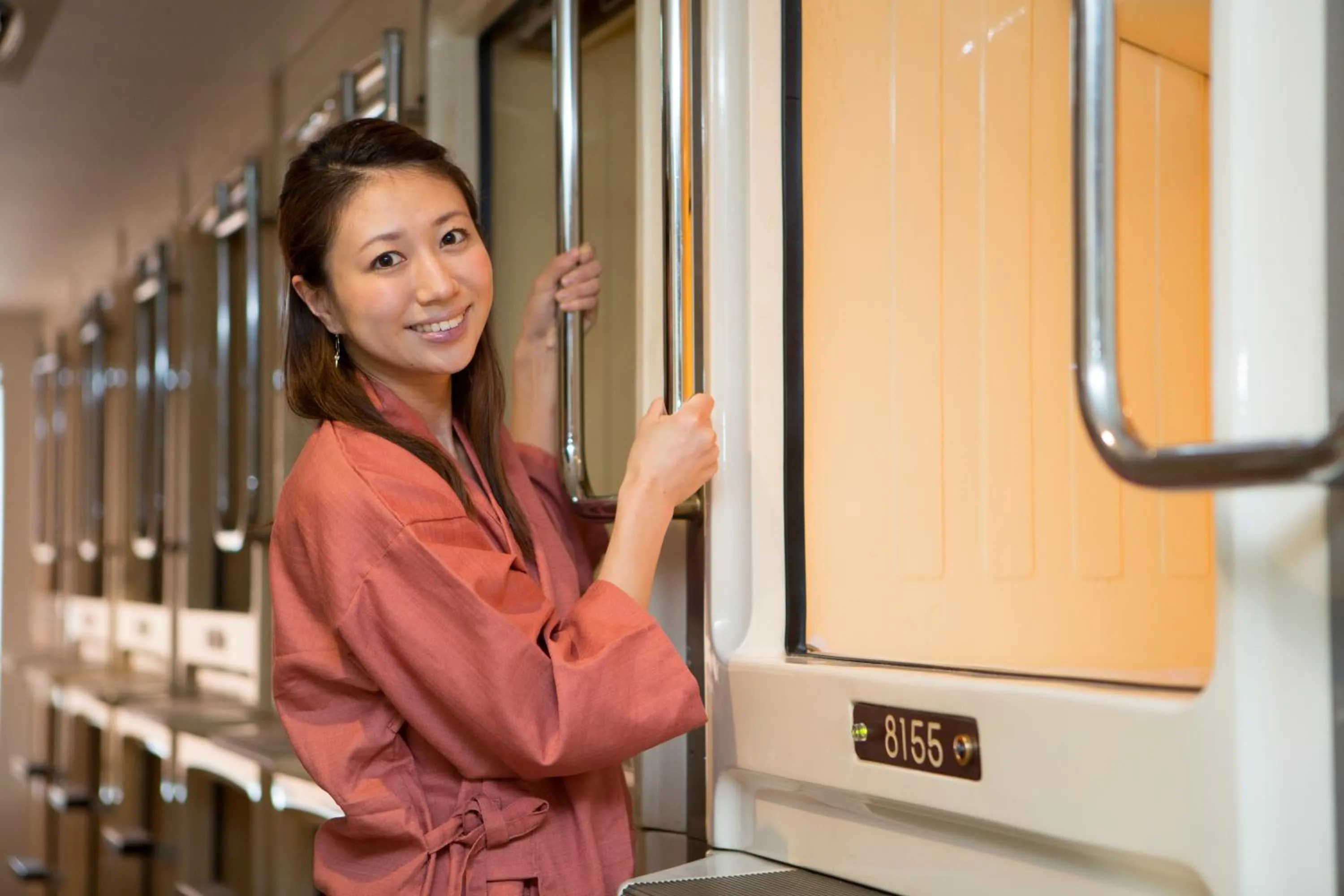 Photo of the whole room in Shinjuku Kuyakusho-mae Capsule Hotel