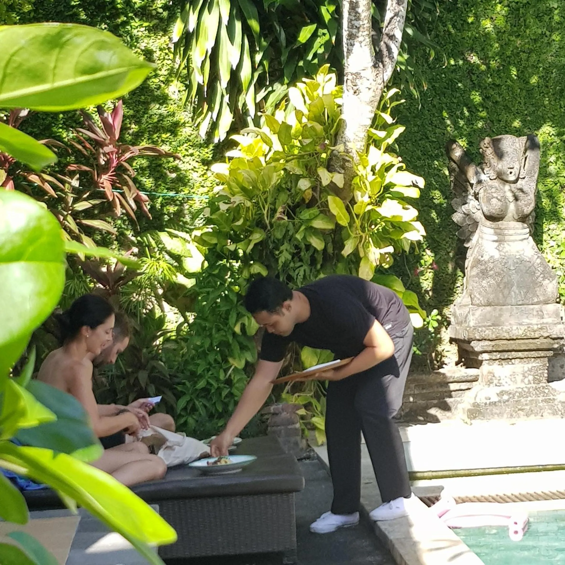 Staff in Puri Mesari Hotel