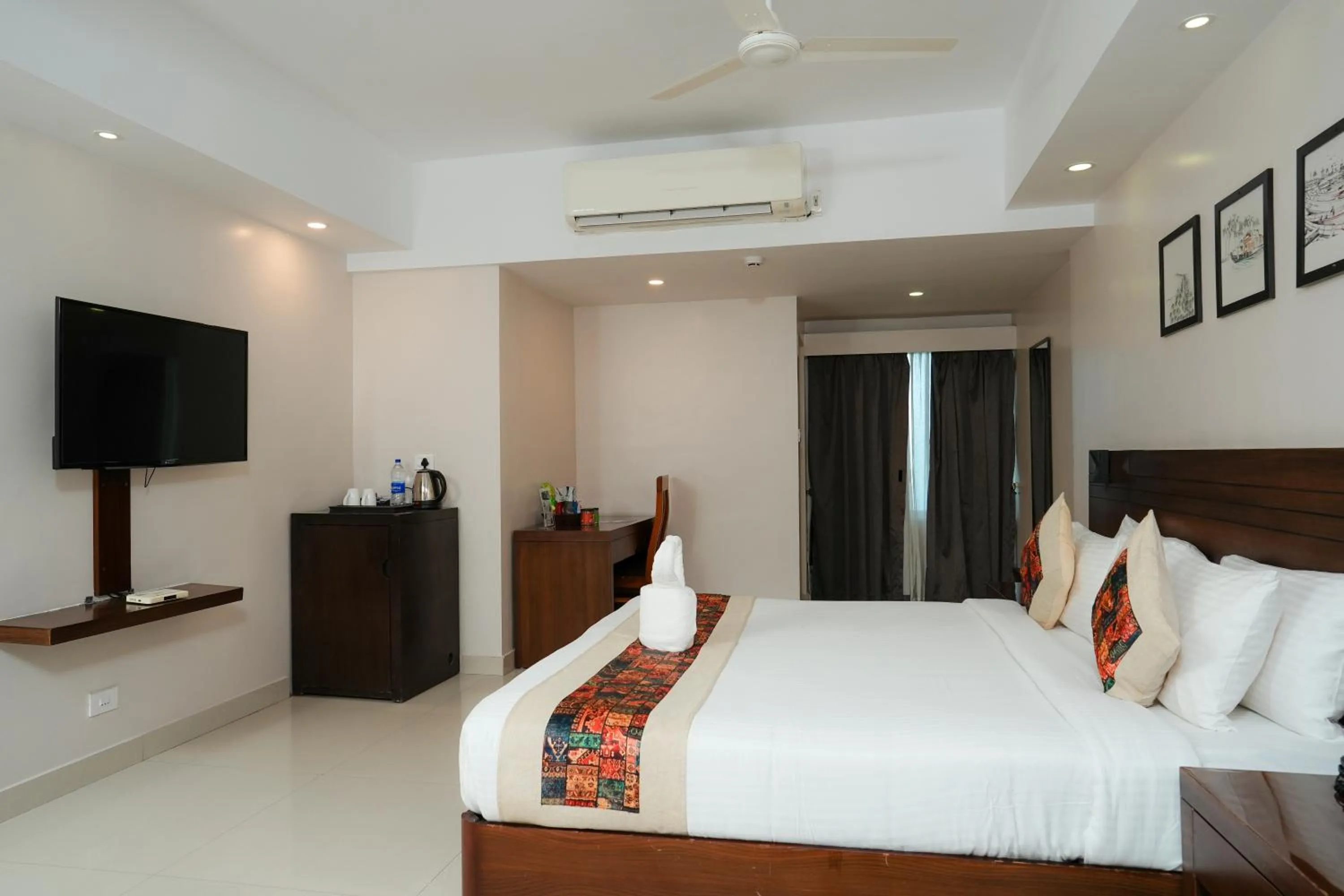 Bed in D Fort Hotel Kollam