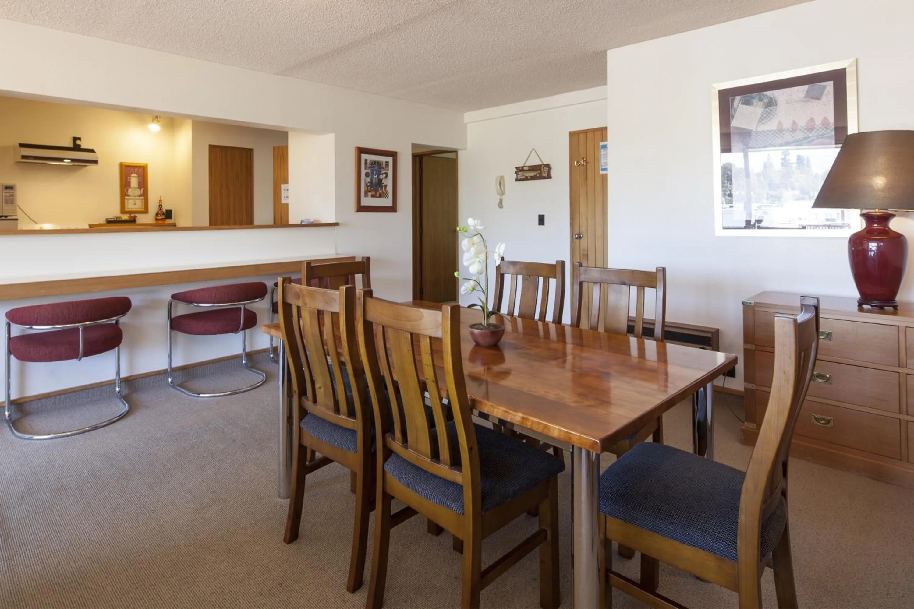 Dining area in The Lofts Apartments