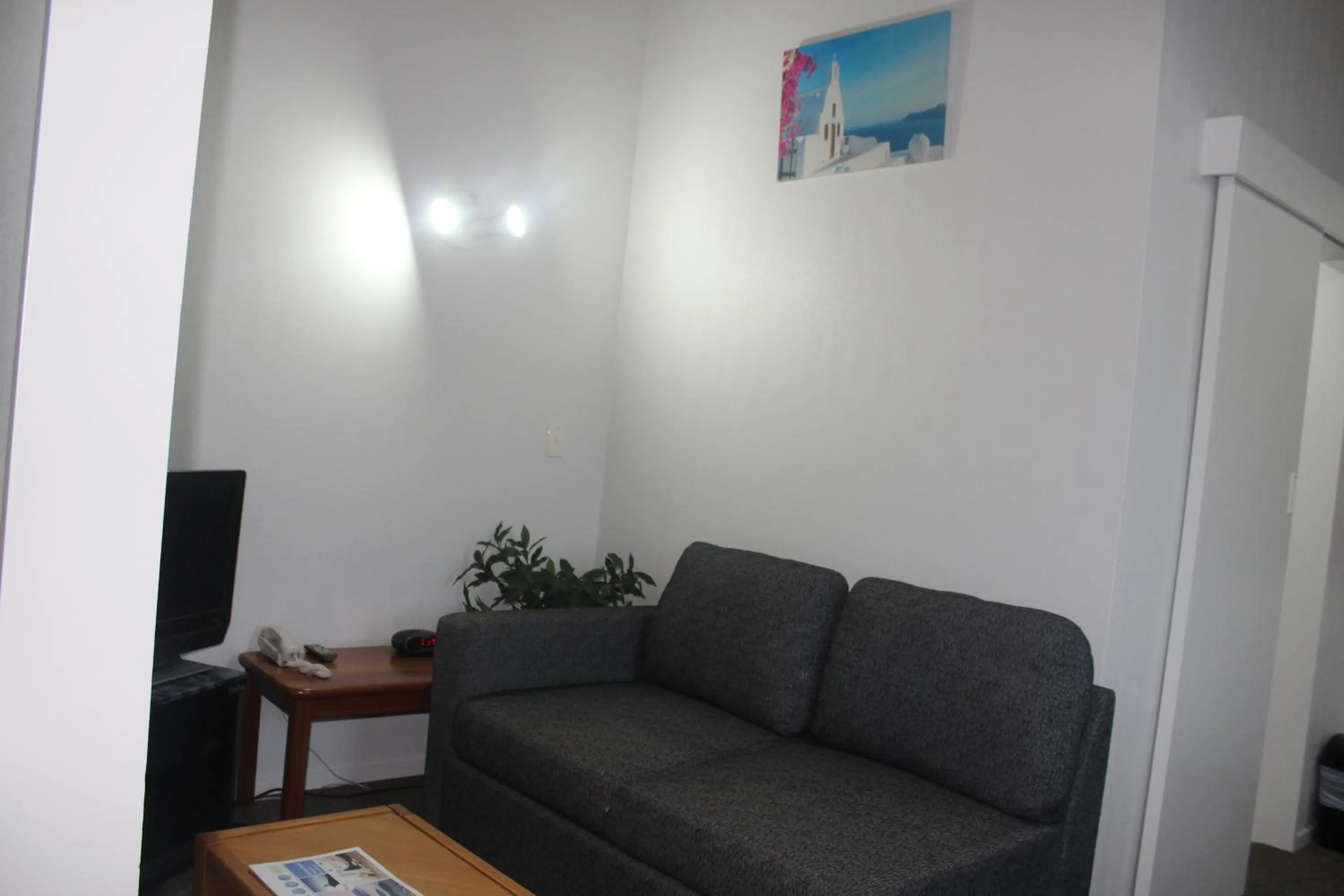 Living room in The Lofts Apartments