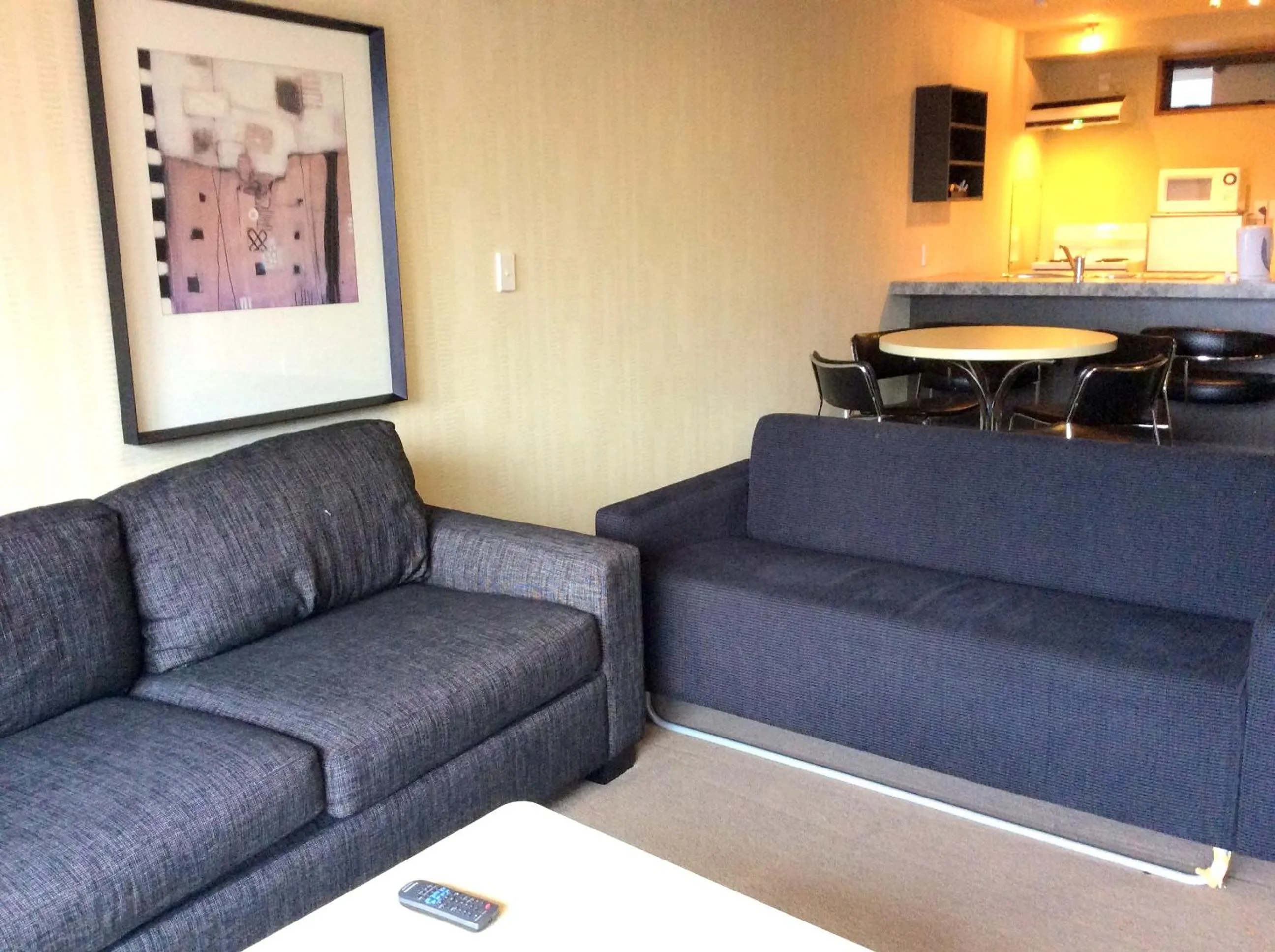 Living room in The Lofts Apartments