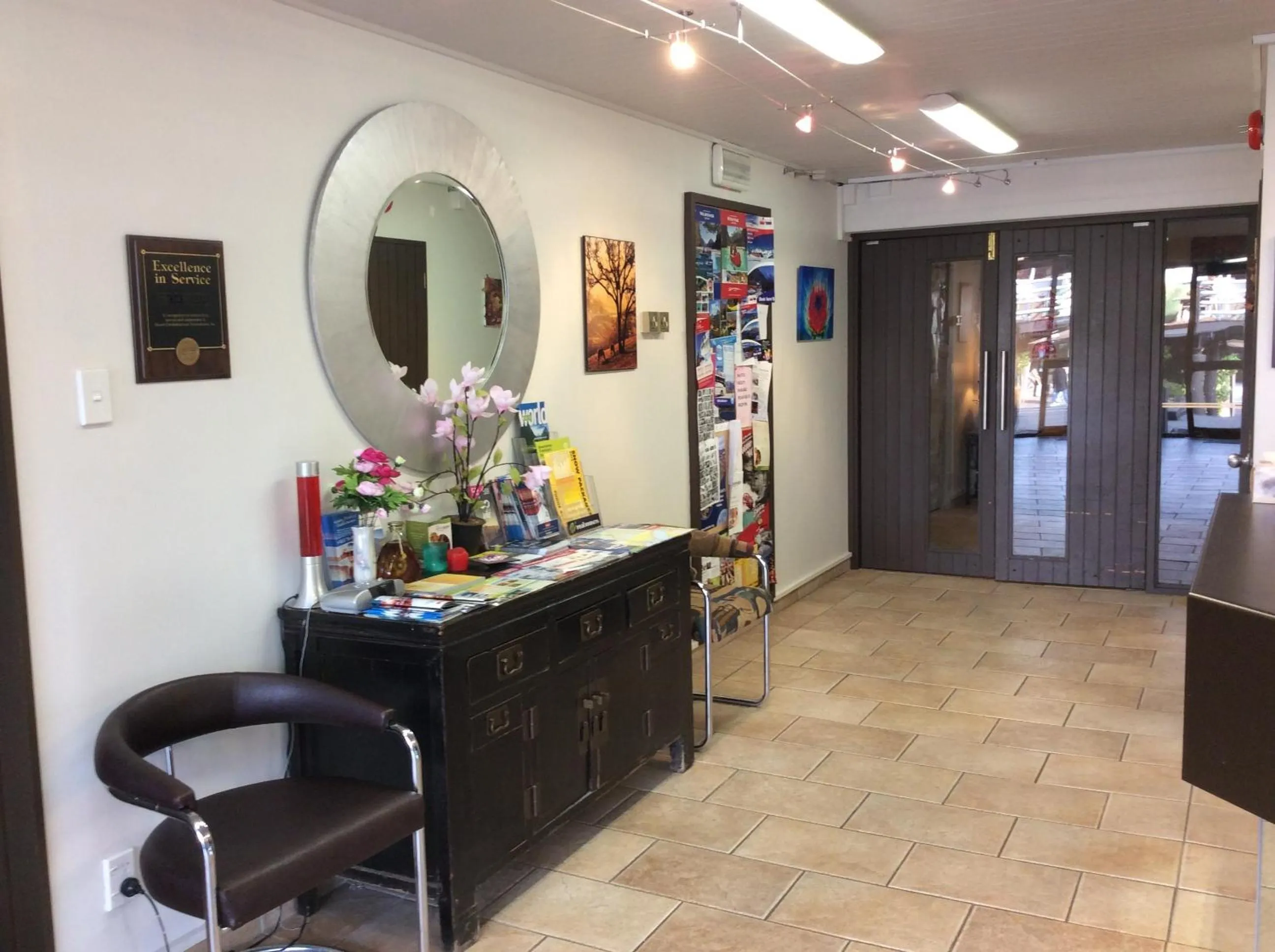 Lobby or reception in The Lofts Apartments