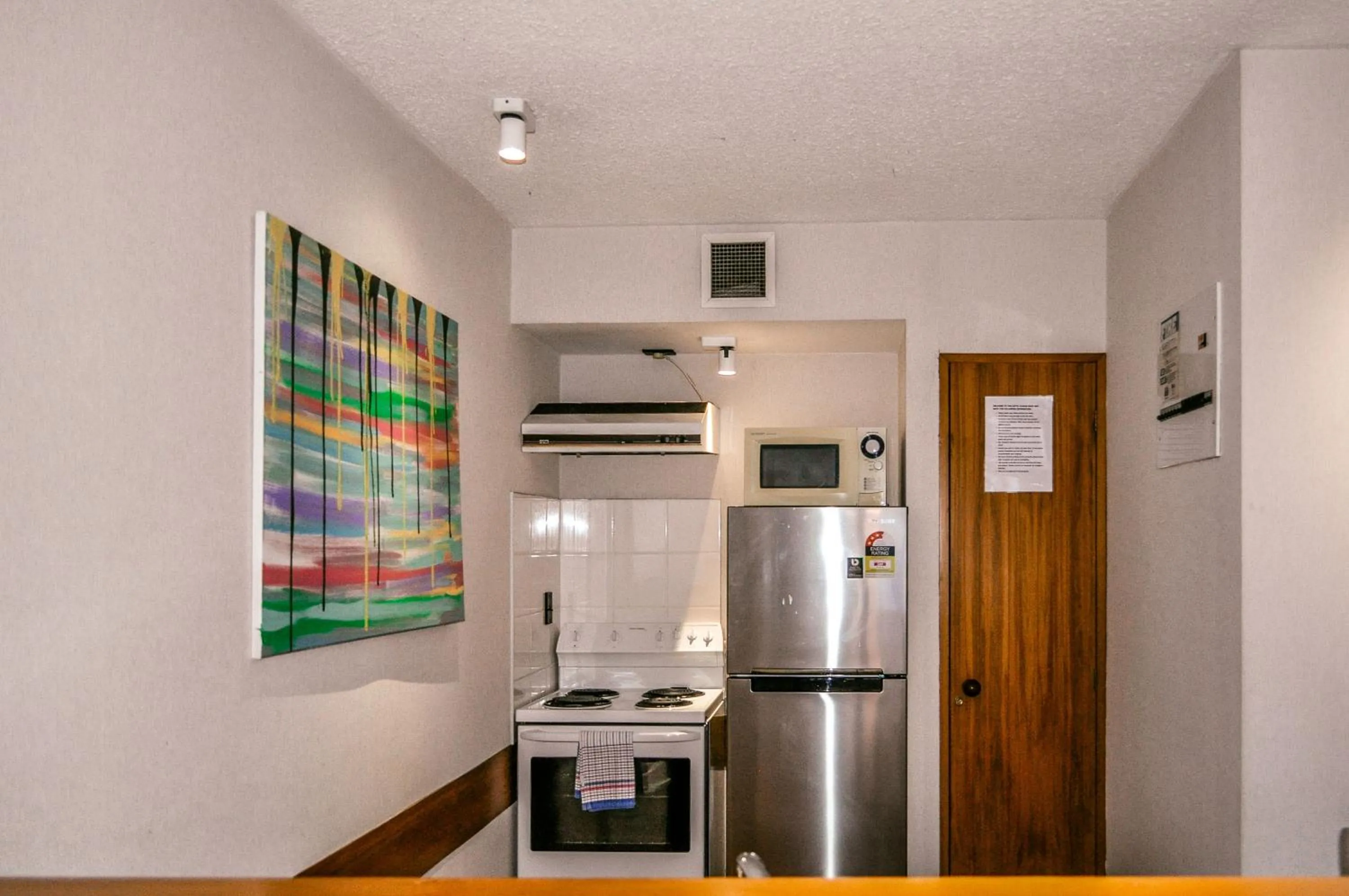 Kitchen or kitchenette in The Lofts Apartments