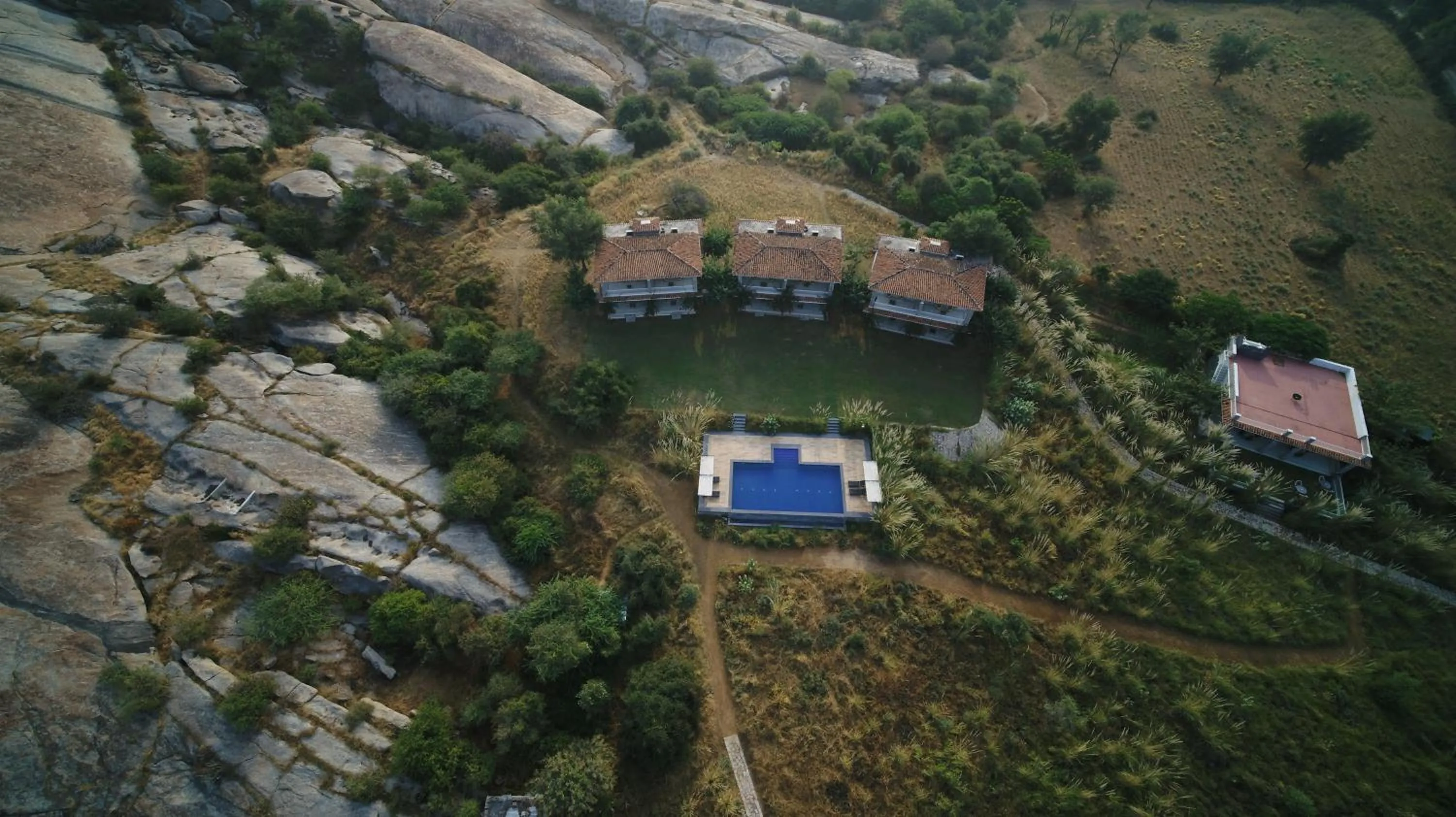 Bird's eye view in Jawai Resort