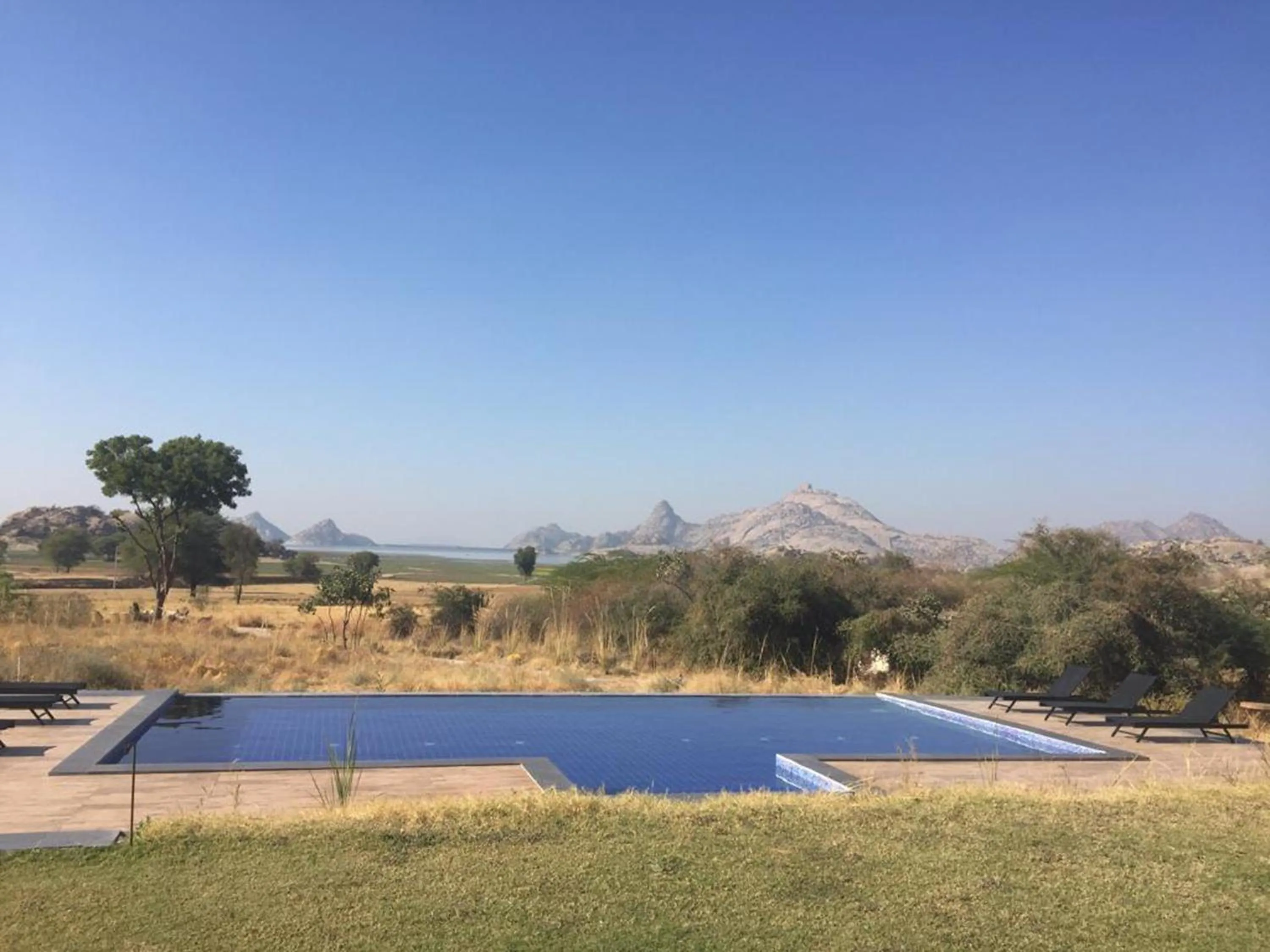 Swimming pool in Jawai Resort
