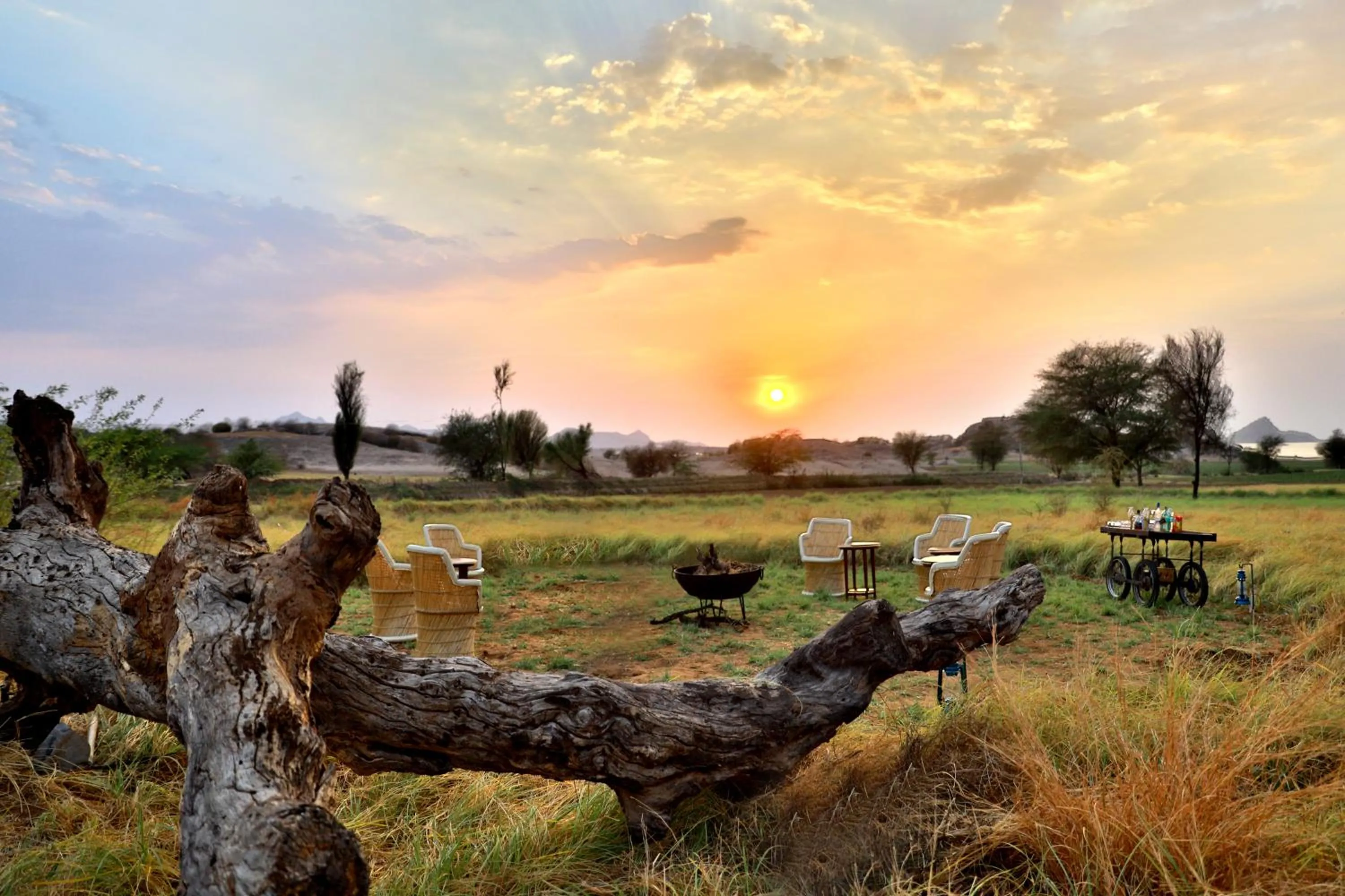 Lake view in Jawai Resort