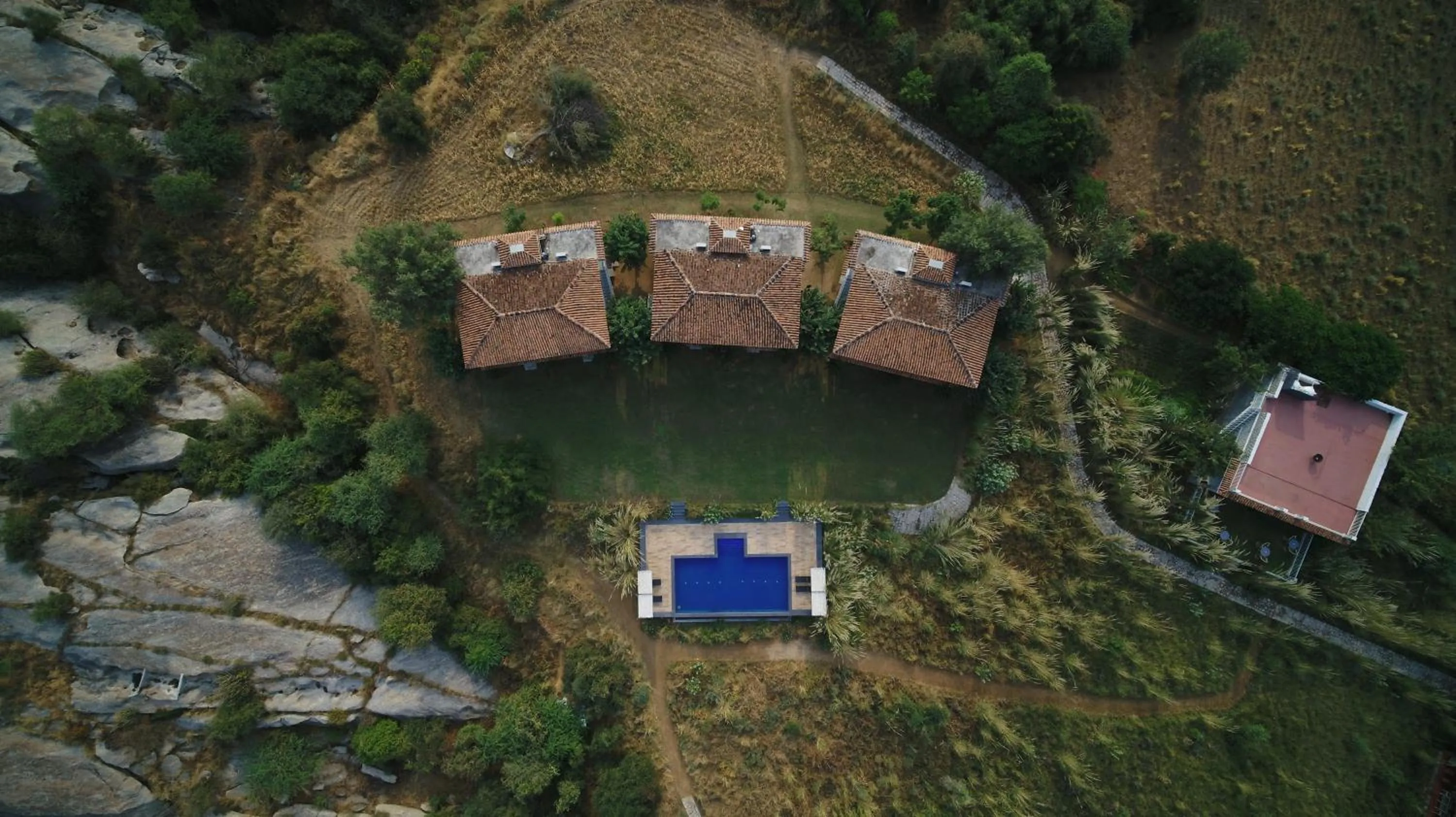 Bird's eye view in Jawai Resort