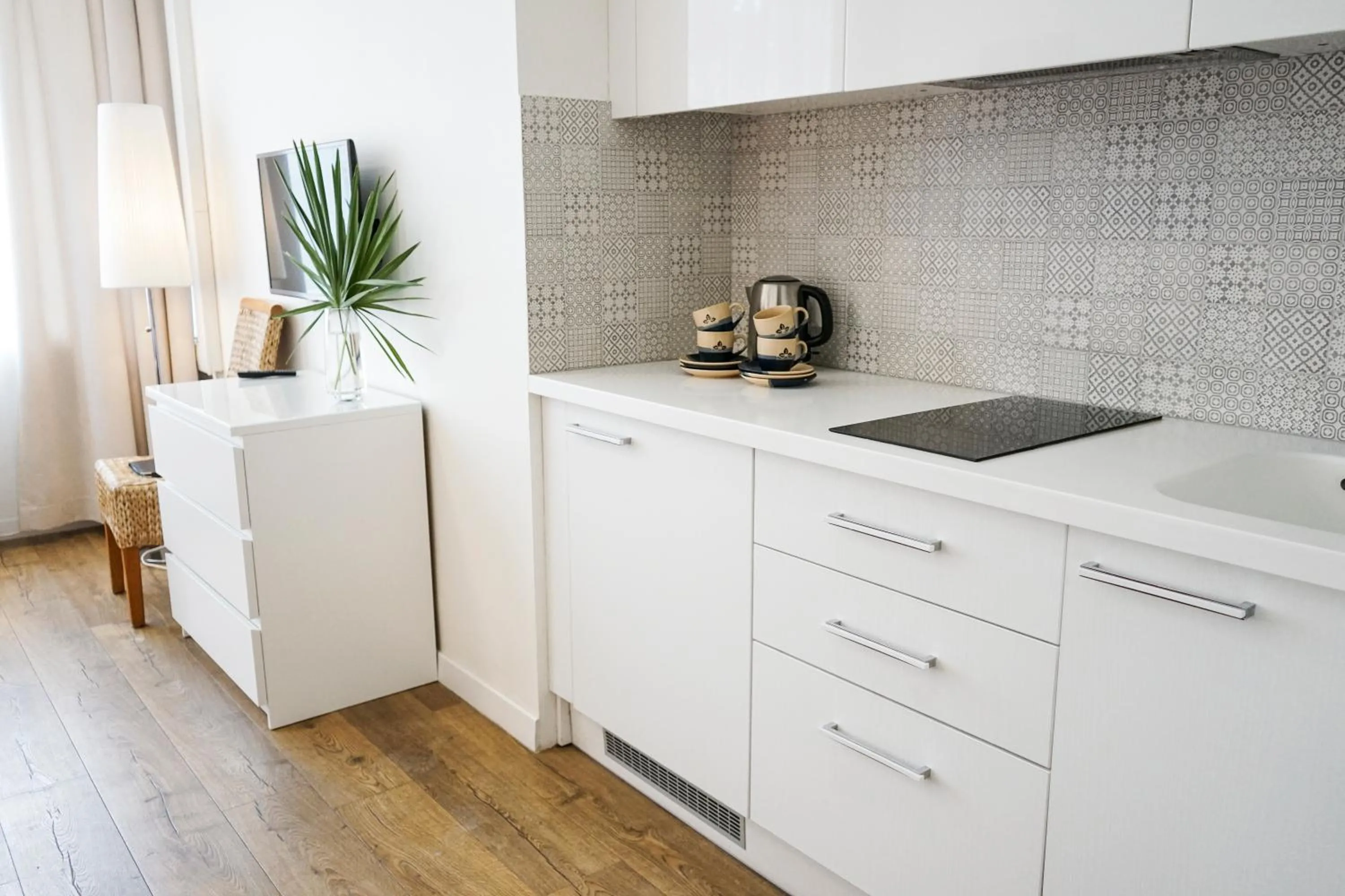 Kitchen or kitchenette in Guest House Senasis Pastas
