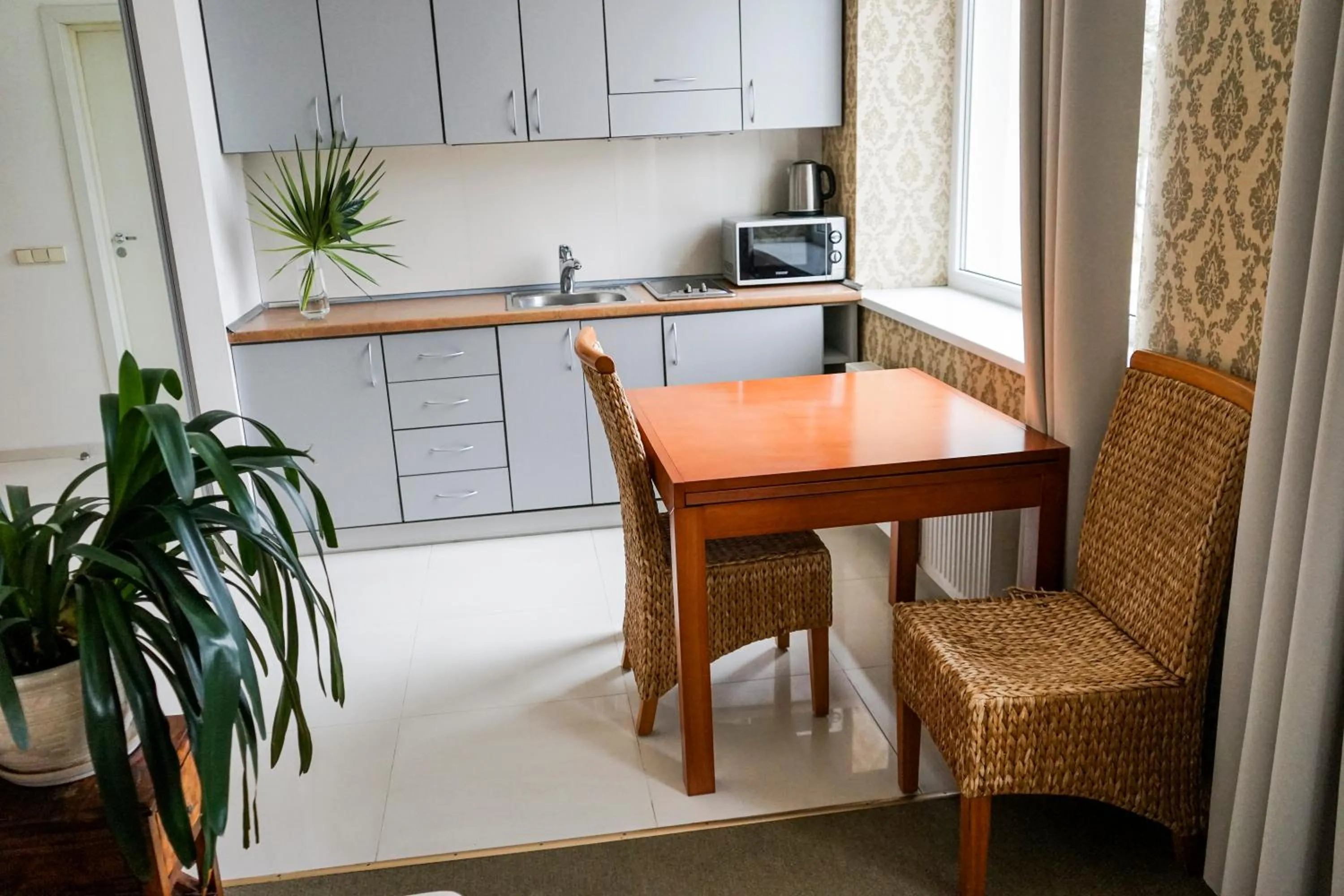 Kitchen or kitchenette in Guest House Senasis Pastas