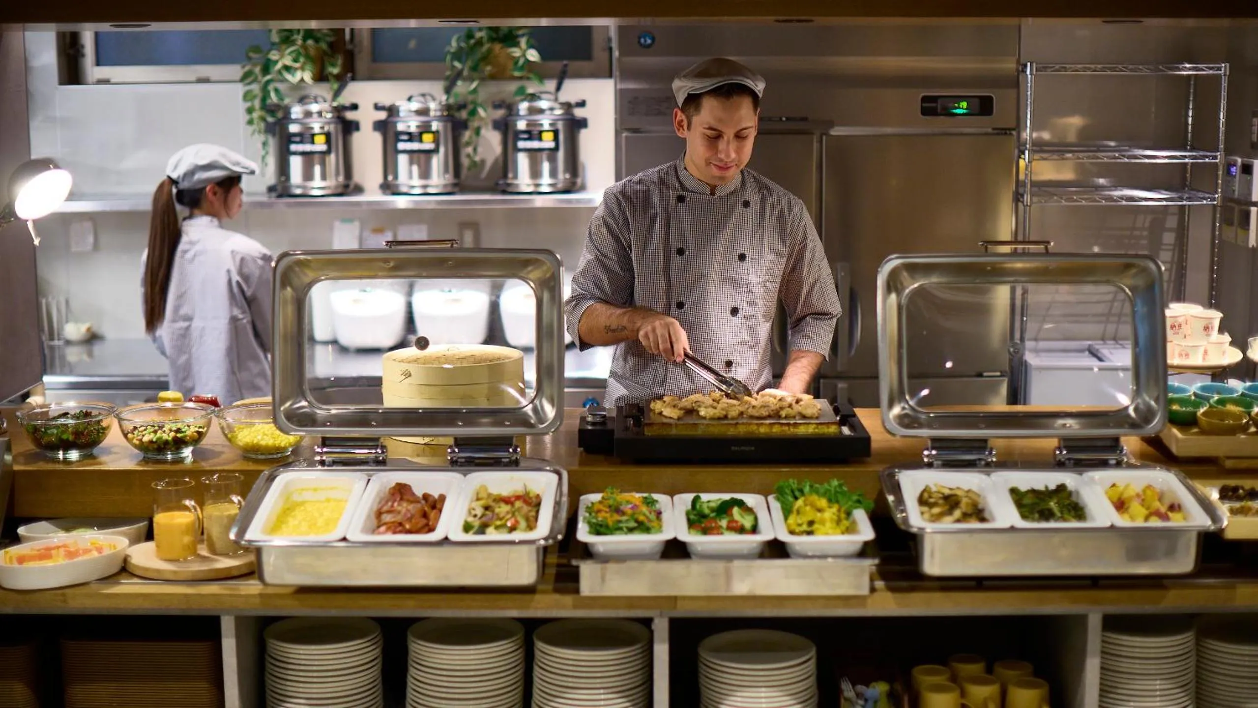 Buffet breakfast in 3s HOTEL ATSUGI