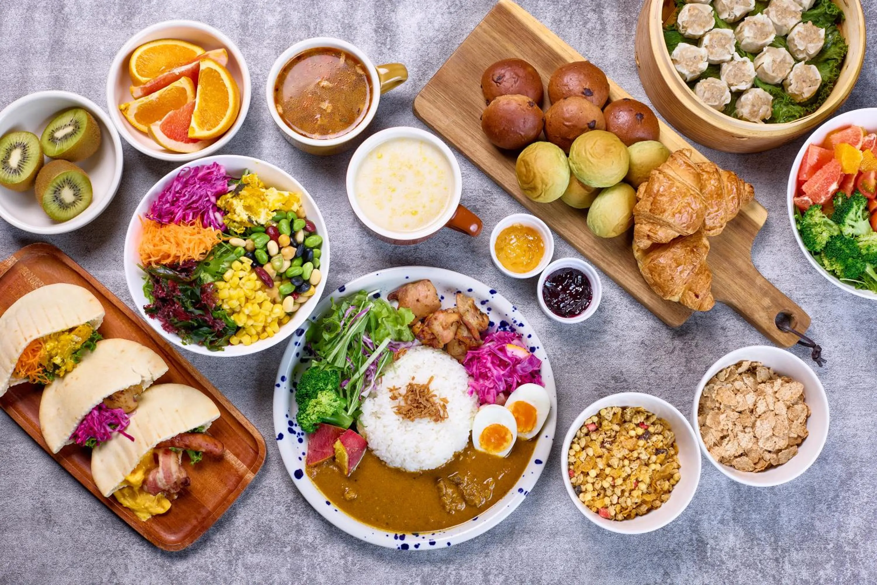 Buffet breakfast in 3s HOTEL ATSUGI