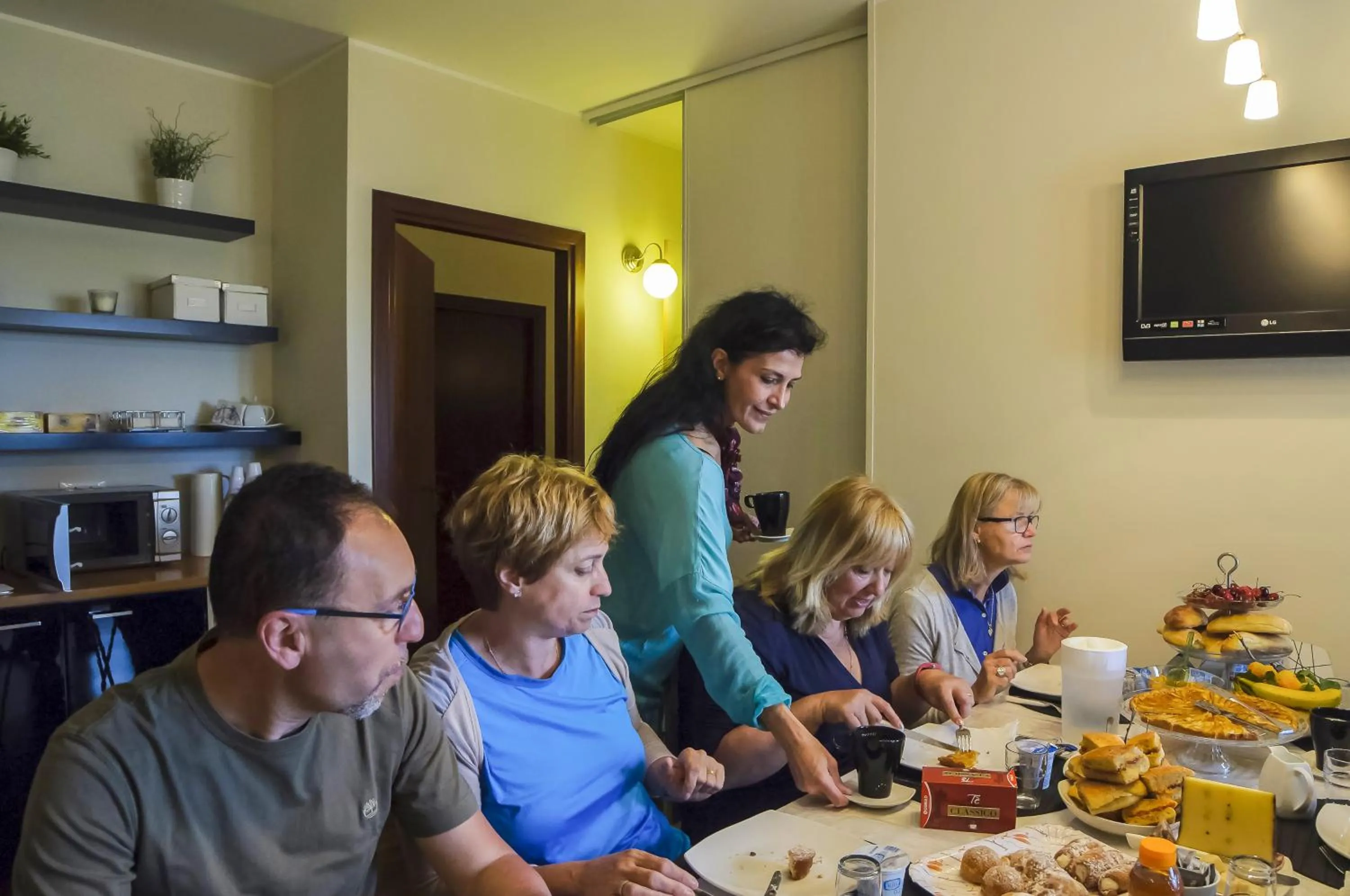 Communal lounge/ TV room in B&B Sbarco dei 1000