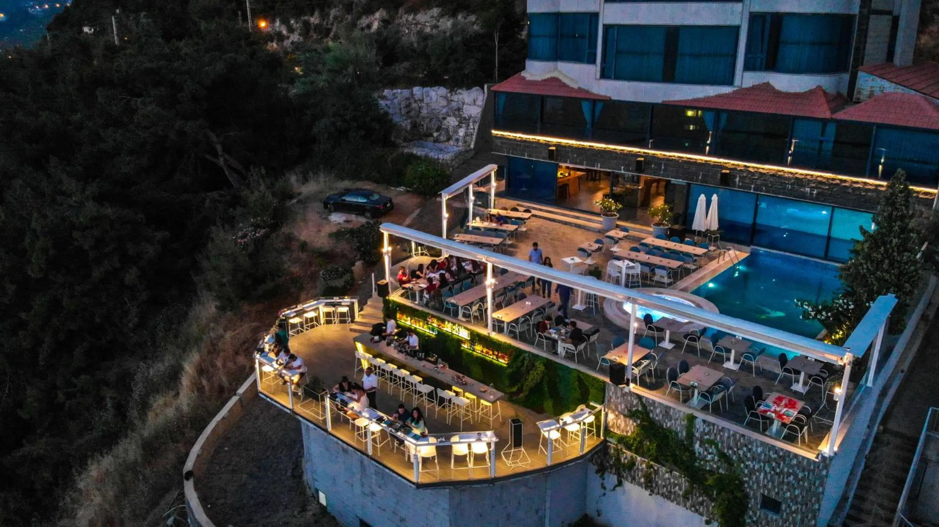 Restaurant/places to eat in Bay Lodge Boutique Hotel