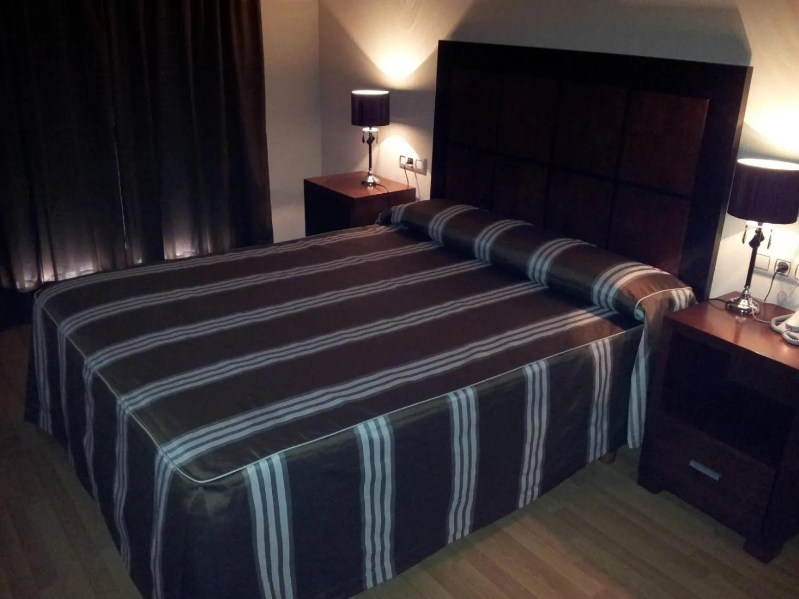Bed in Hotel AV Apartamentos Lobios