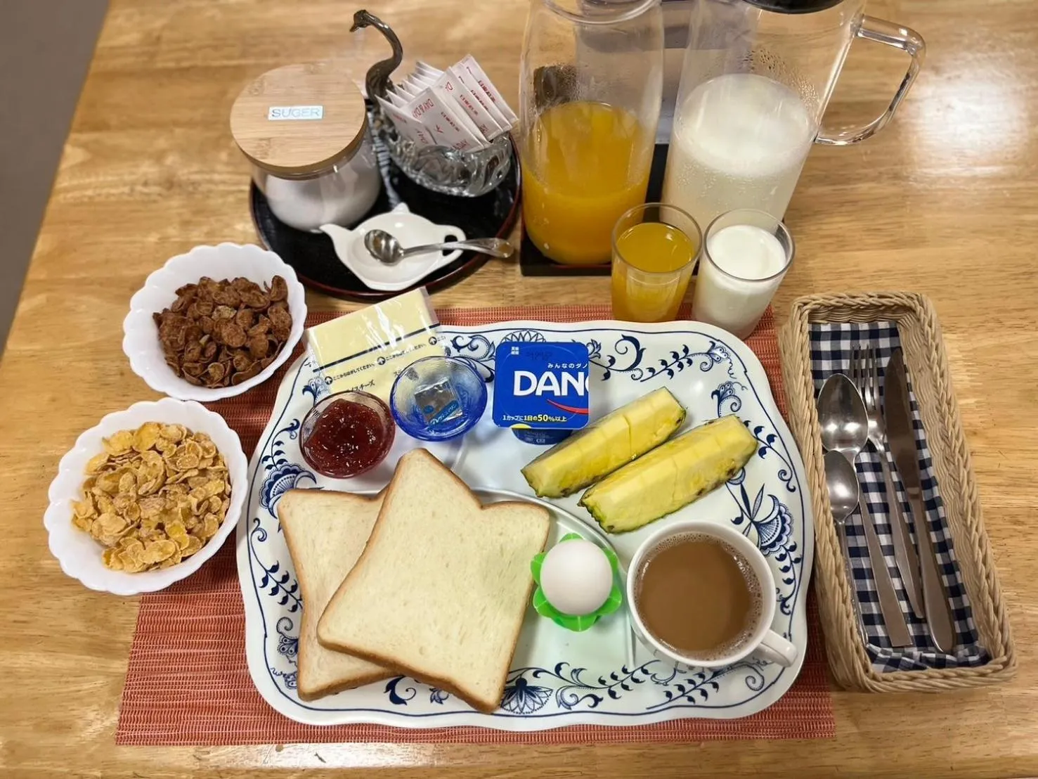 Breakfast in Fuji-Hakone Guest House