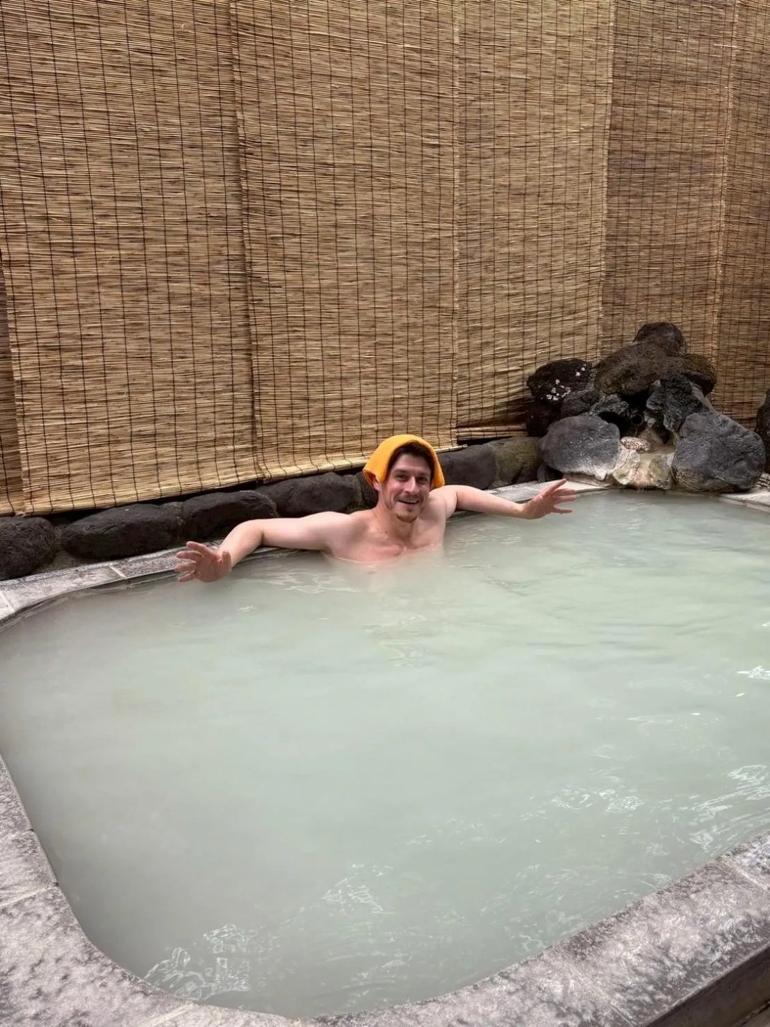 Open Air Bath in Fuji-Hakone Guest House