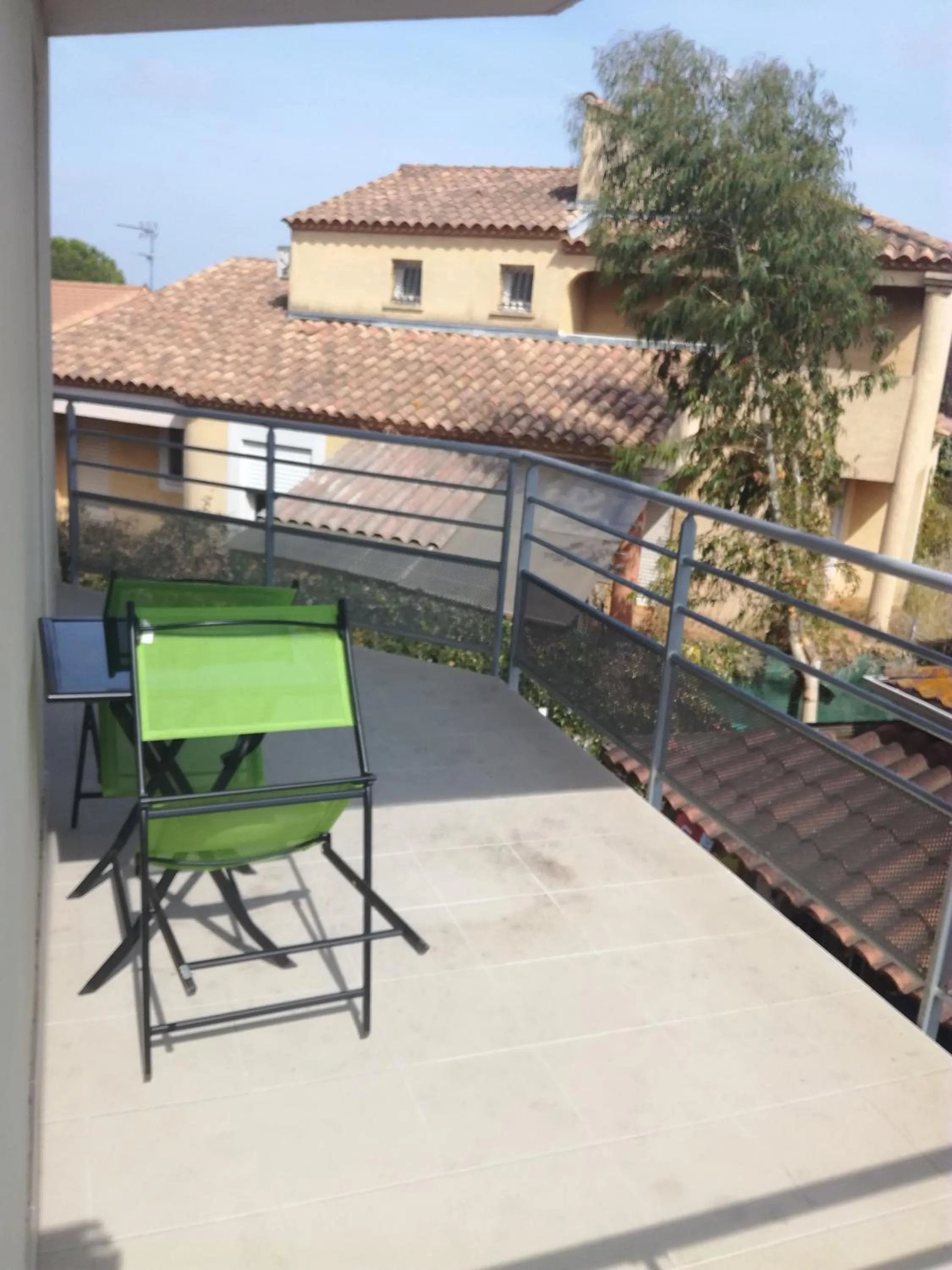 Balcony/Terrace in Fasthotel Montpellier Baillargues
