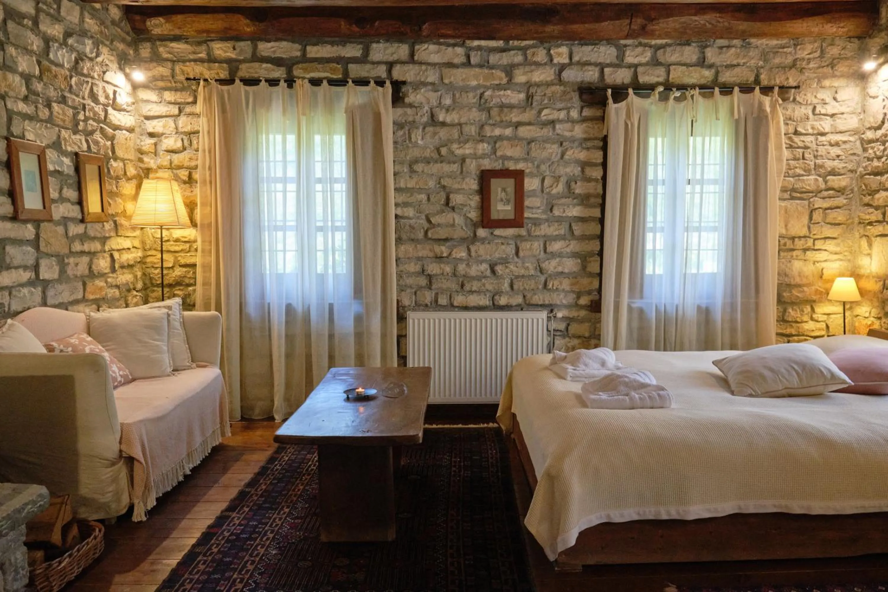 Bed in Arhontiko Aristis