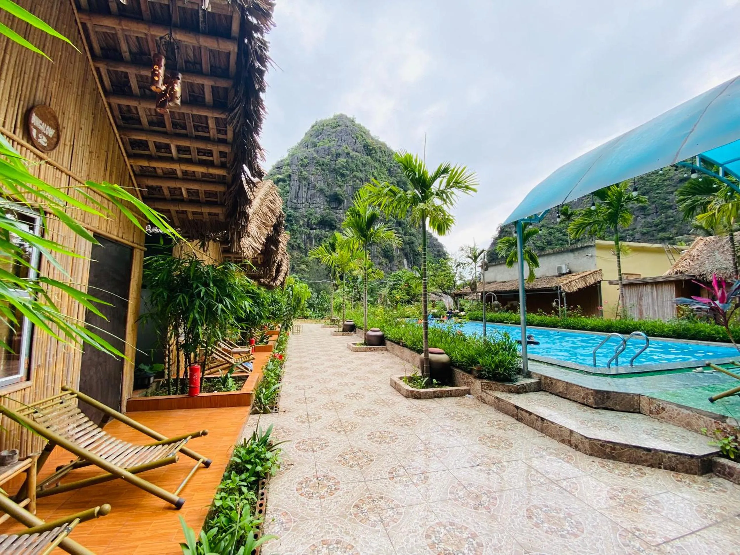 Natural landscape in Tam Coc Valley Bung