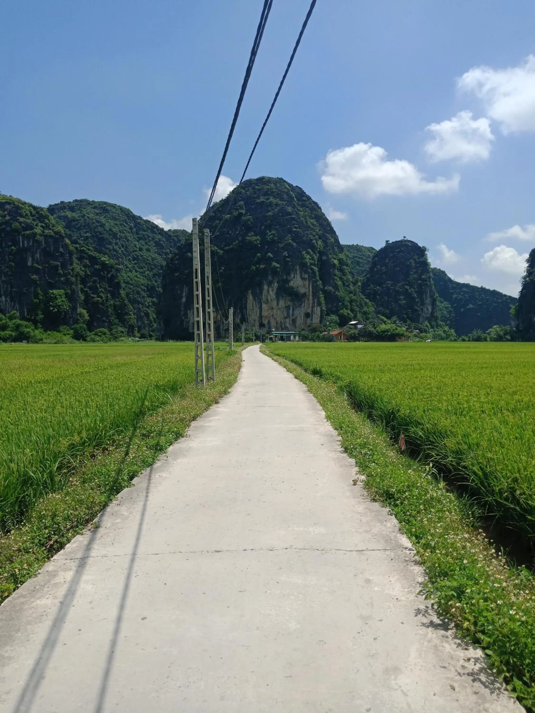Neighbourhood in Tam Coc Valley Bung