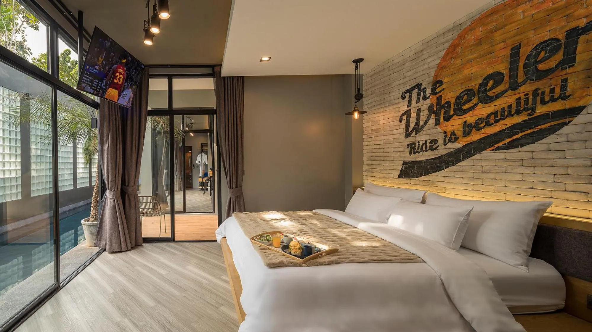 Bedroom, Bed in Wheeler Bed &Bike