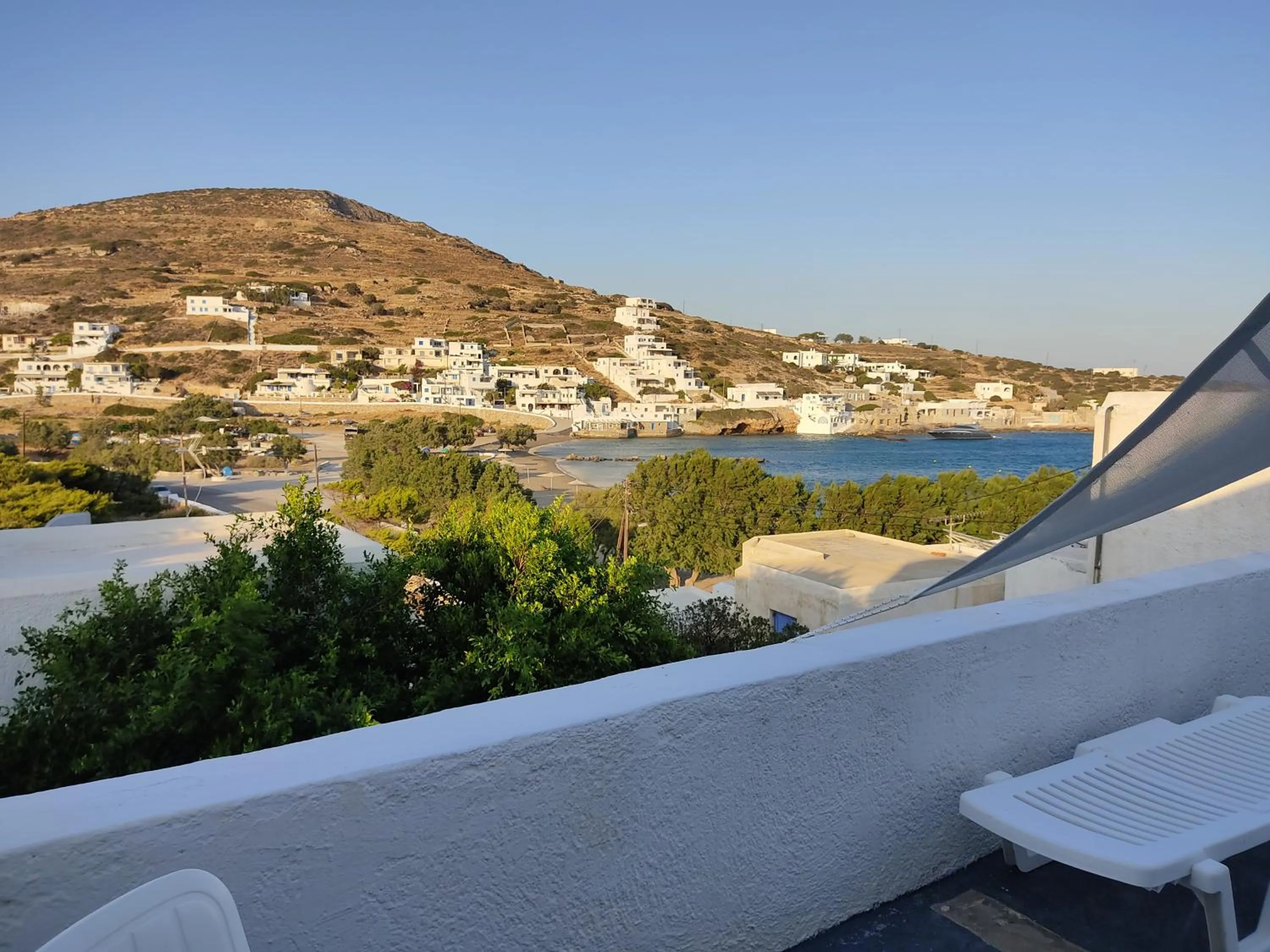 Balcony/Terrace in Porto Sikinos Hotel