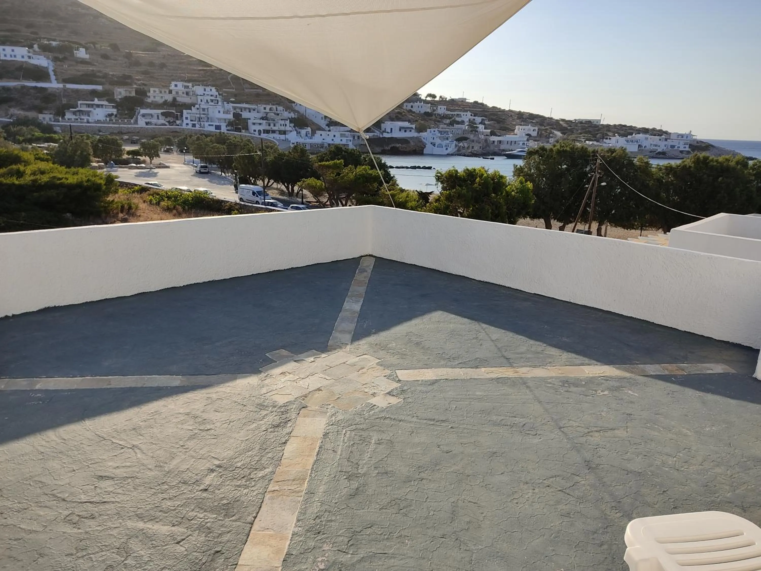 Balcony/Terrace in Porto Sikinos Hotel