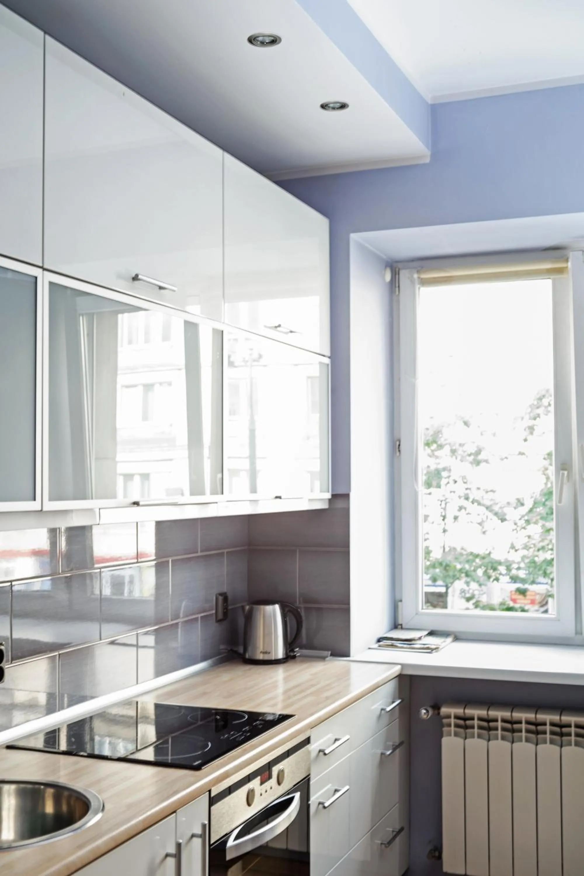 Kitchen or kitchenette in Marszałkowska Apartment