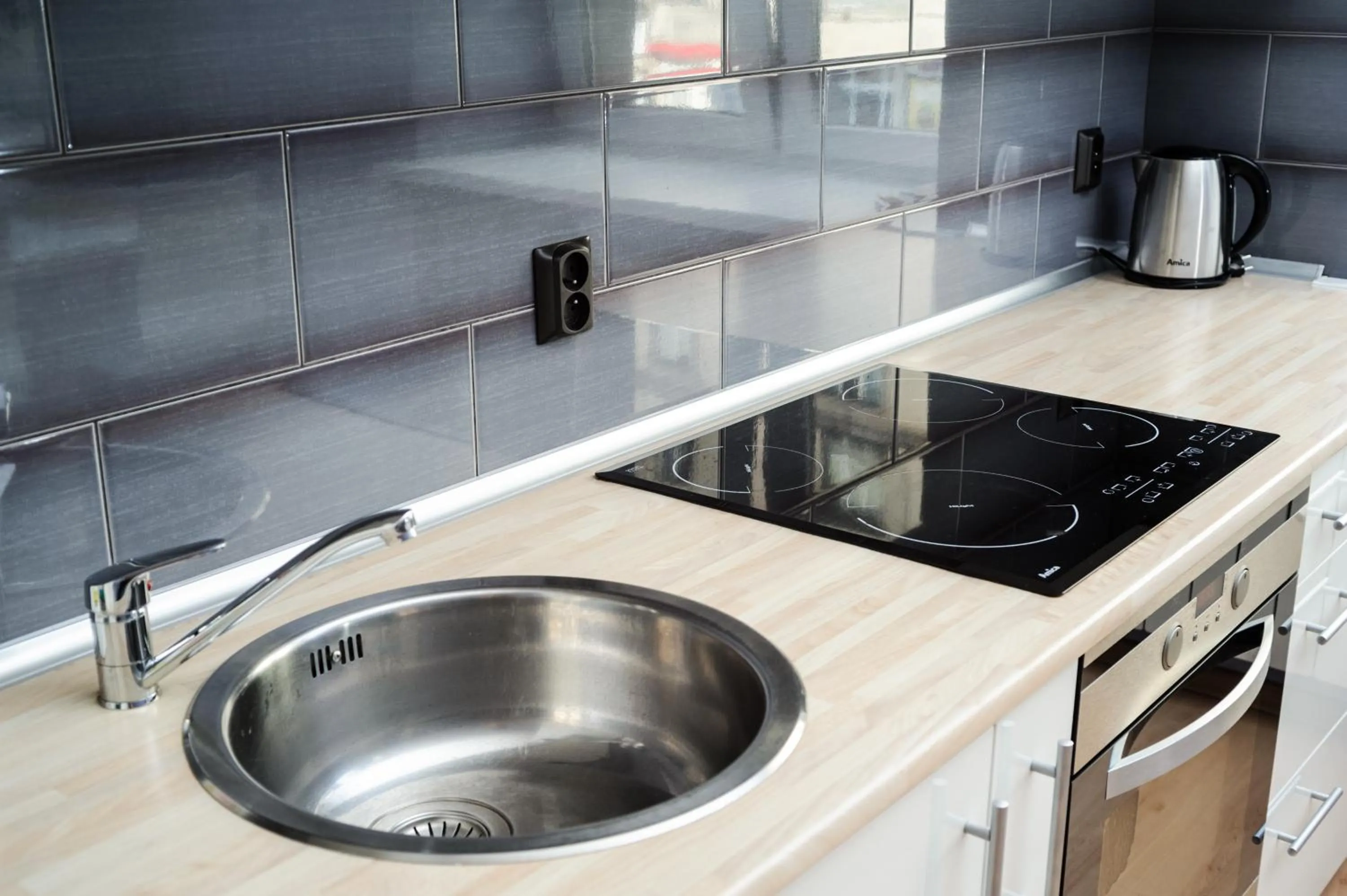 Kitchen or kitchenette in Marszałkowska Apartment